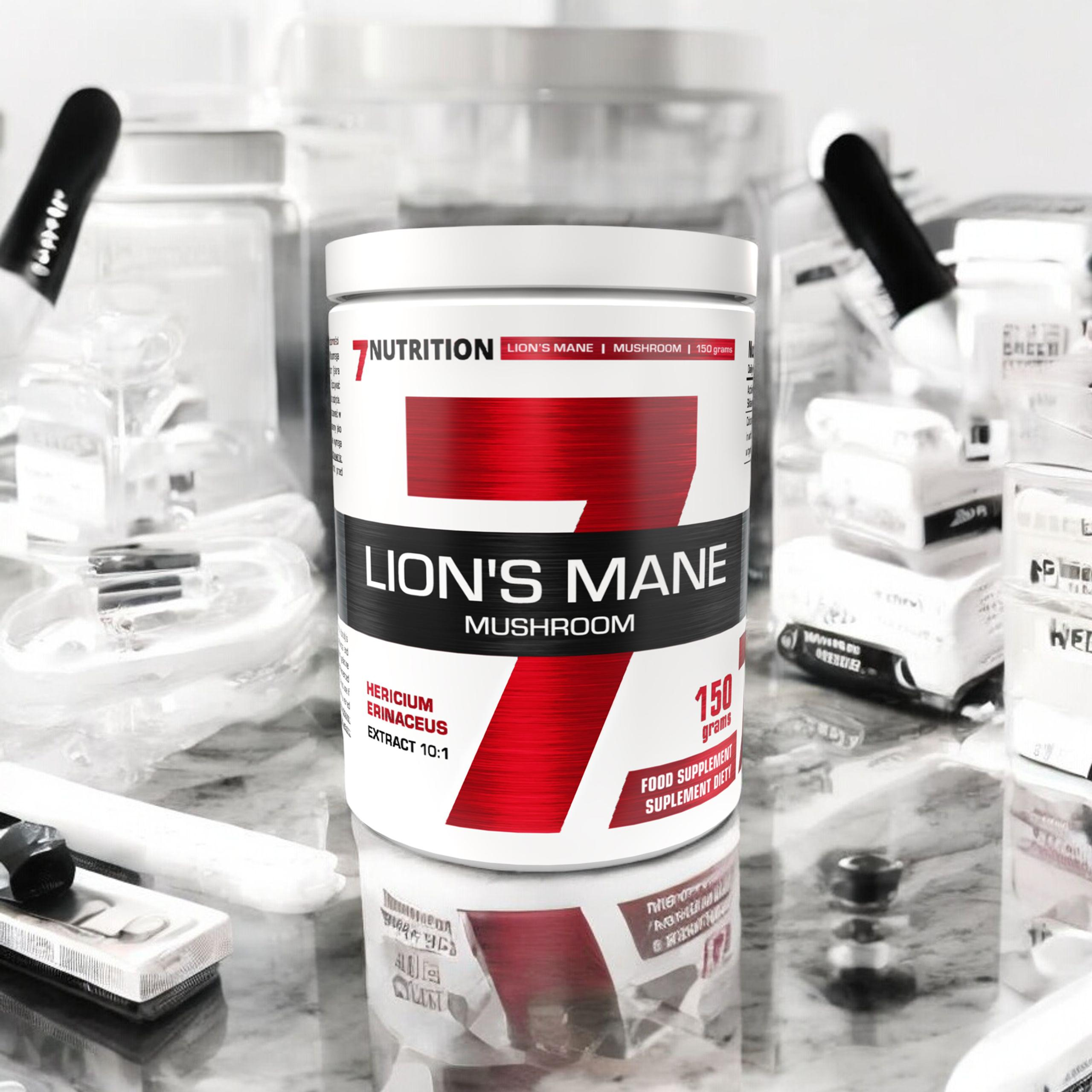 7 NUTRITION Mushroom Lion's Mane - 150g - Soplówka jeżowata