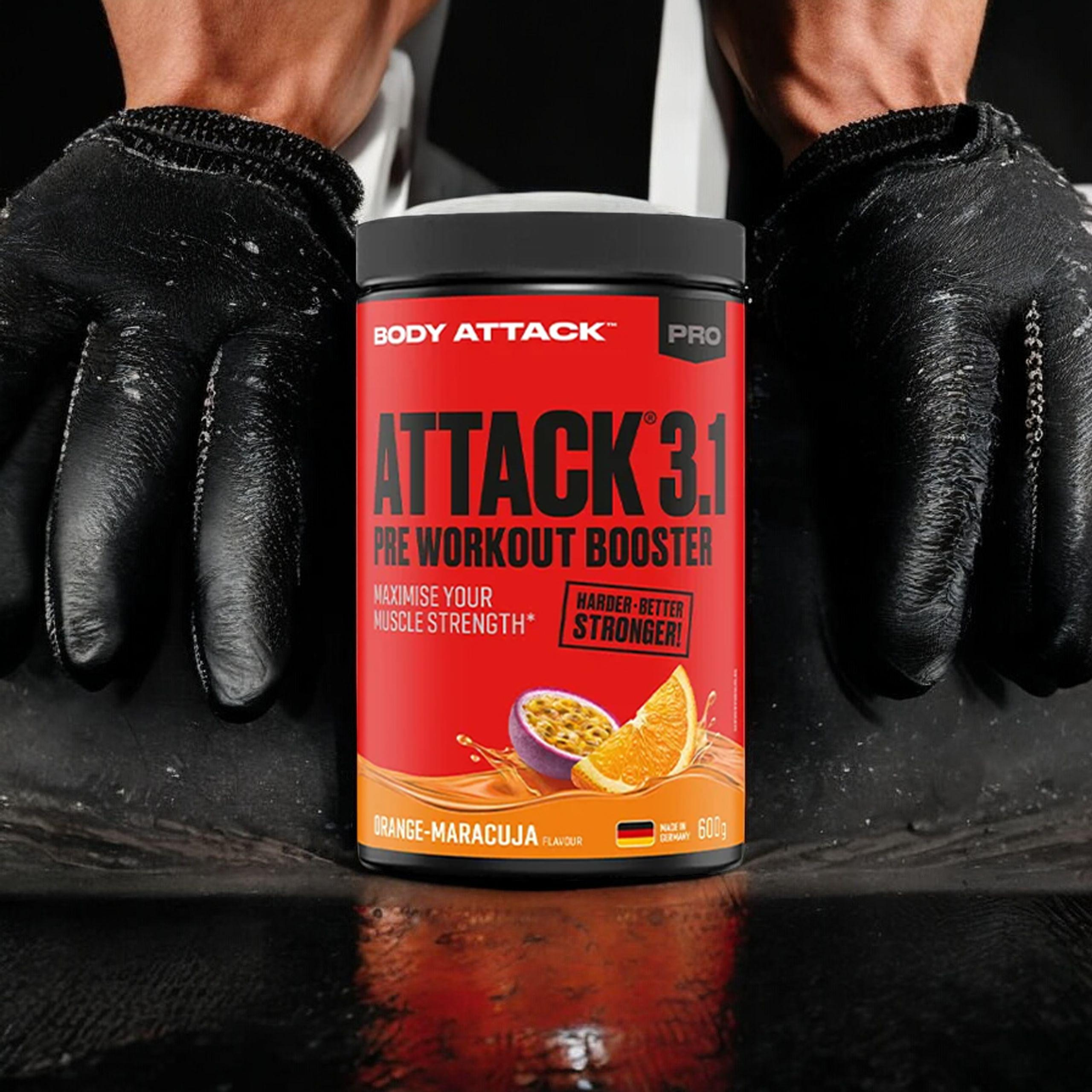 BODY ATTACK Attack 3.1 Pre Workout Booster - 2x 600g