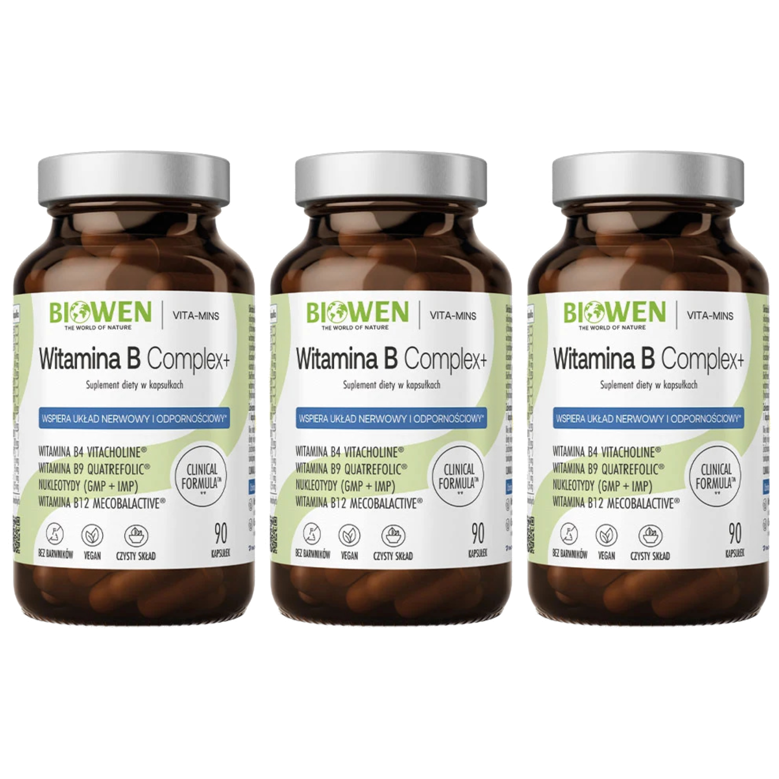 BIOWEN - Witamina B Complex+ - 3x 90 caps