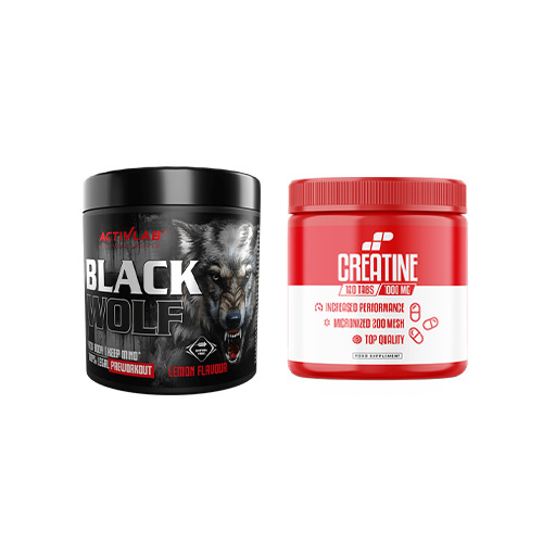 Zestaw ACTIVLAB | MP SPORT Black Wolf - 300g + MP Creatine - 120tabs