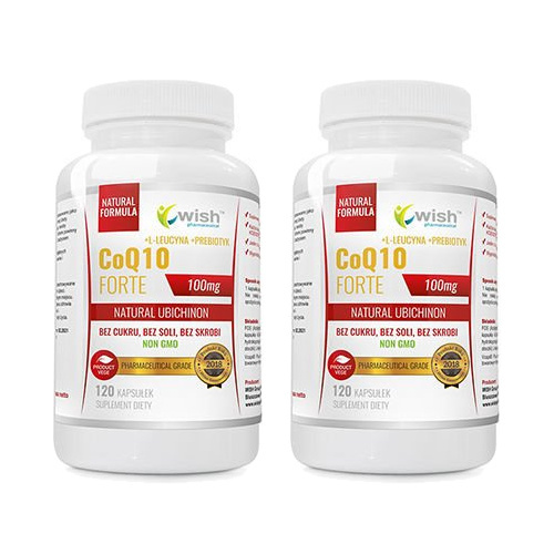 WISH Pharmaceutical CoQ10 Forte 100mg - 2x 120caps