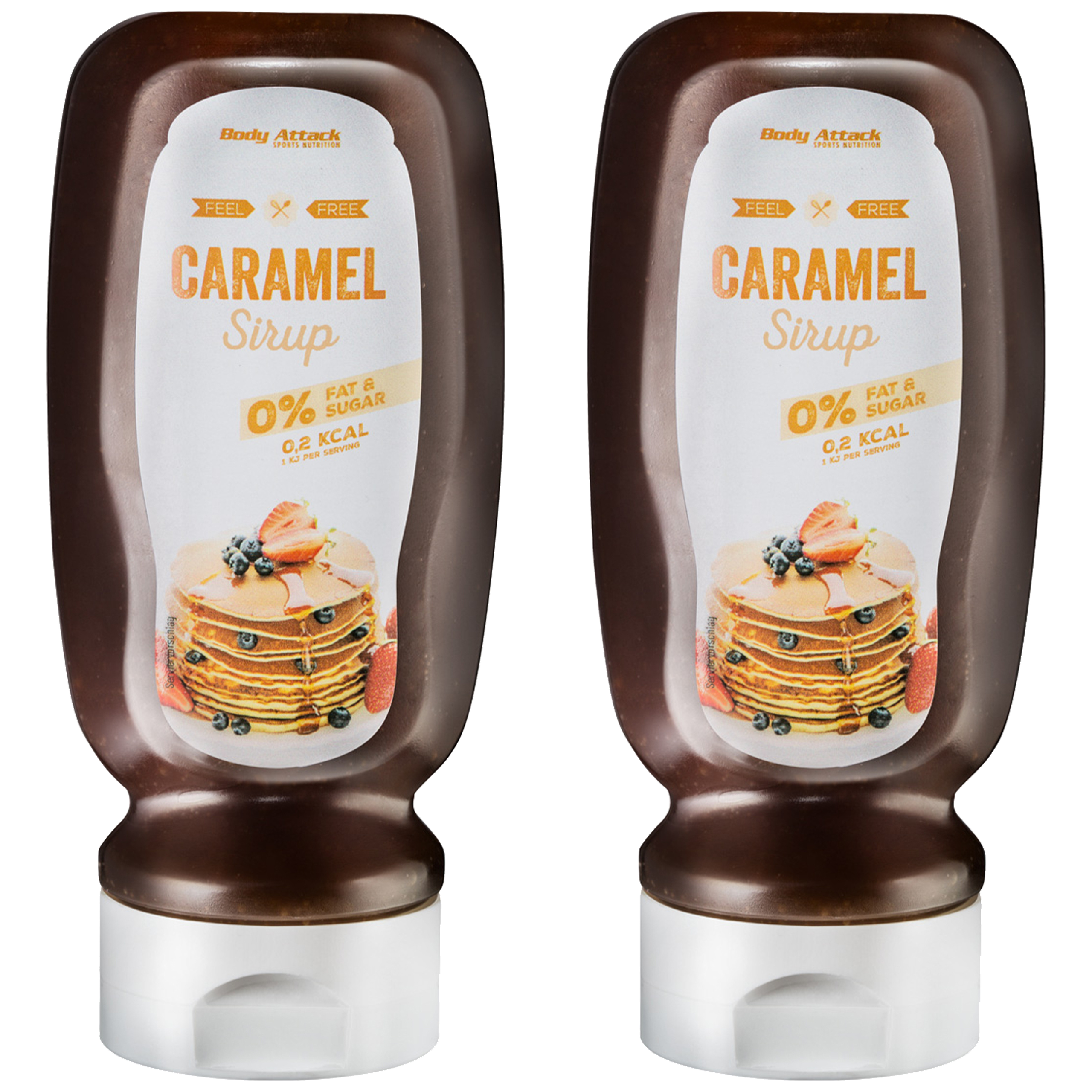BODY ATTACK Caramel Sirup - 2x 320ml