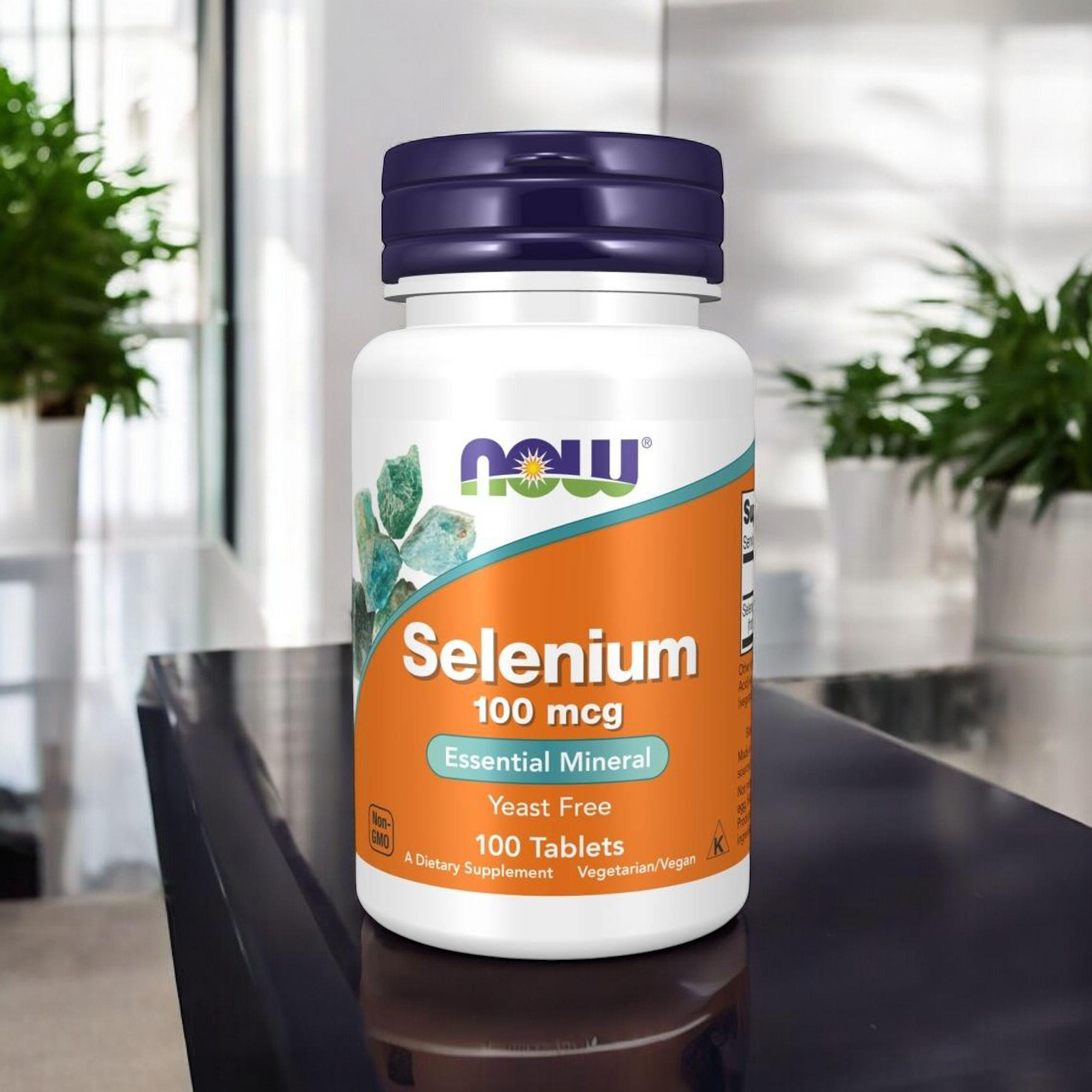 NOW Selenium 100mcg - 3x 100tabs