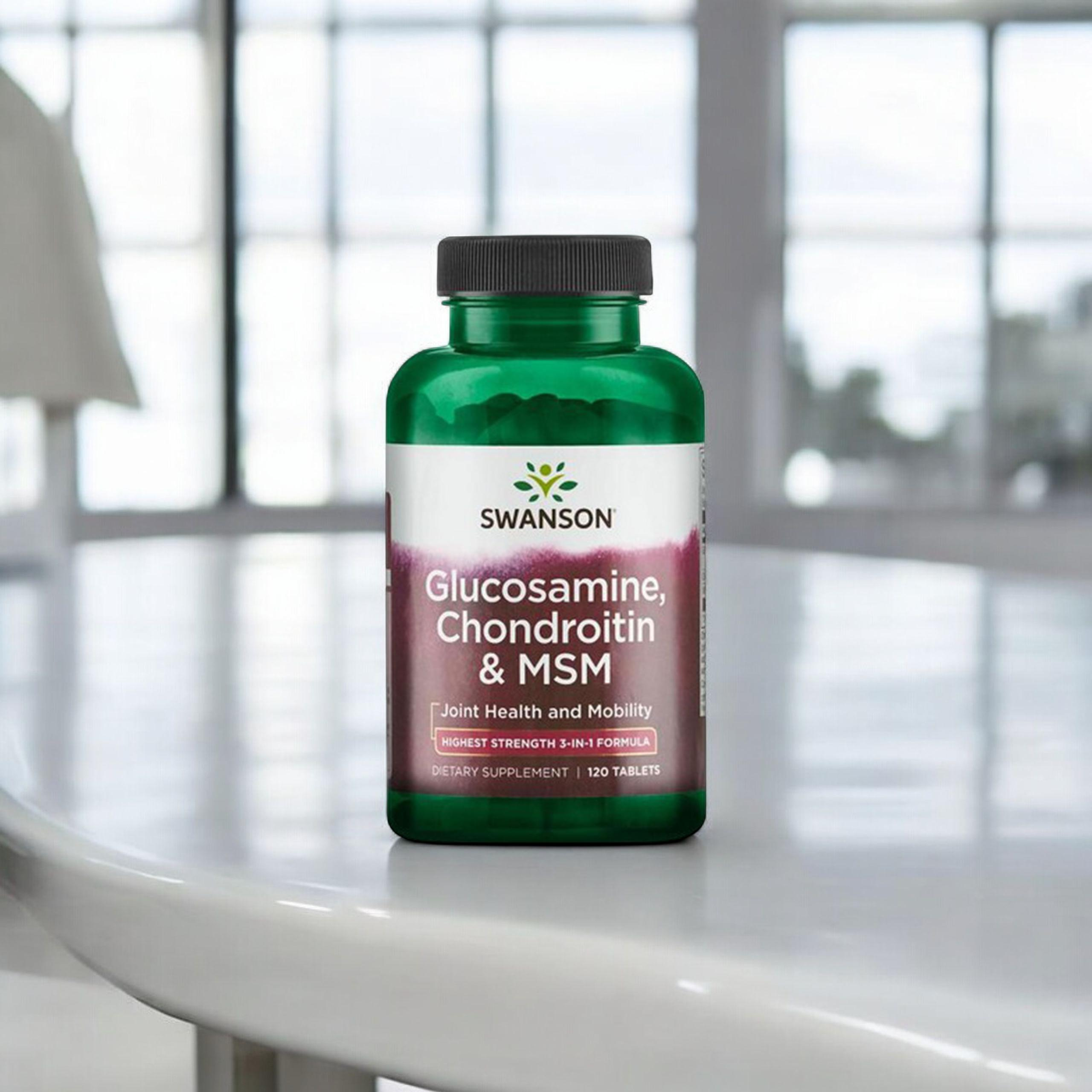 SWANSON Glucosamine, Chondroitin & MSM - 120tabs