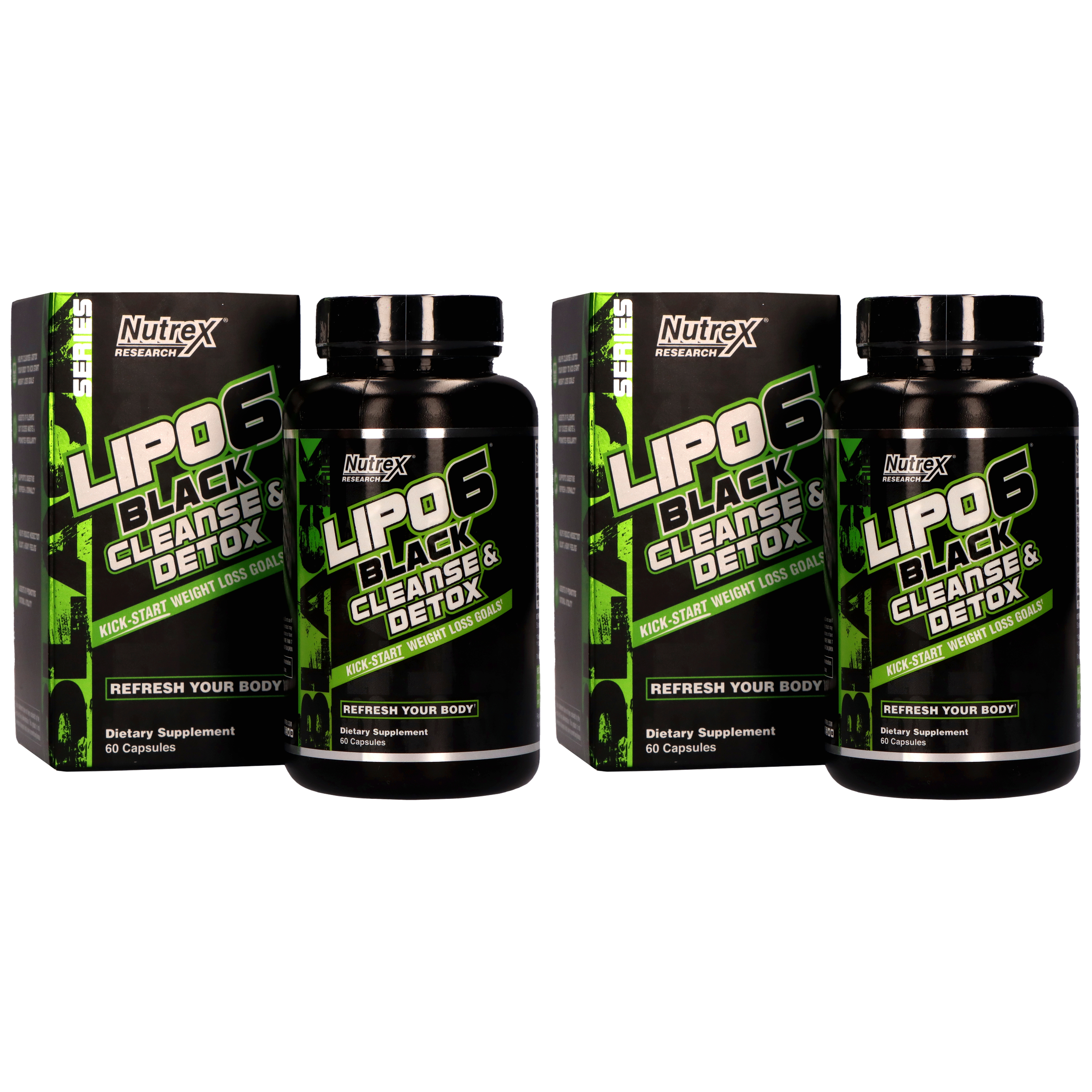 NUTREX Lipo 6 Black Cleanse & Detox - 2x 60 caps