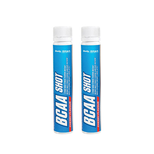 BODY ATTACK - BCAA Shot - 2x 25ml - Cherry