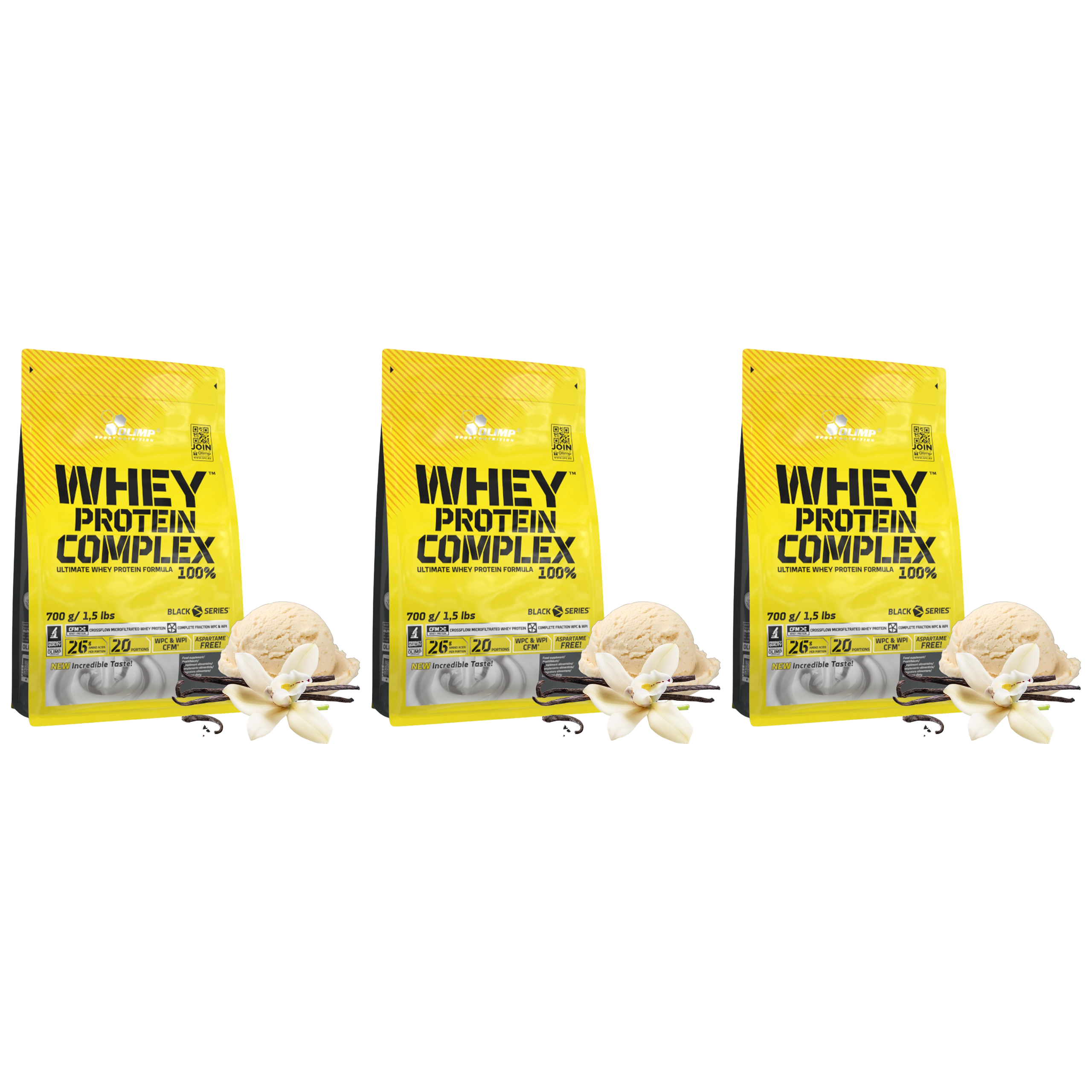 OLIMP Whey Protein Complex 100% - 3x 700g