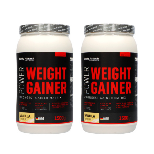 BODY ATTACK Power Weight Gainer - 2x 1500g
