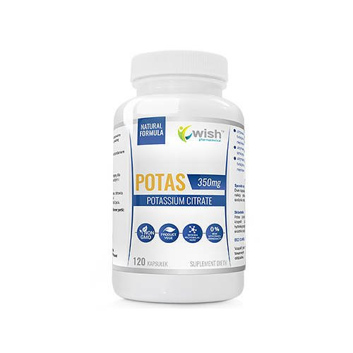 WISH Pharmaceutical Potas - 3x 120caps.