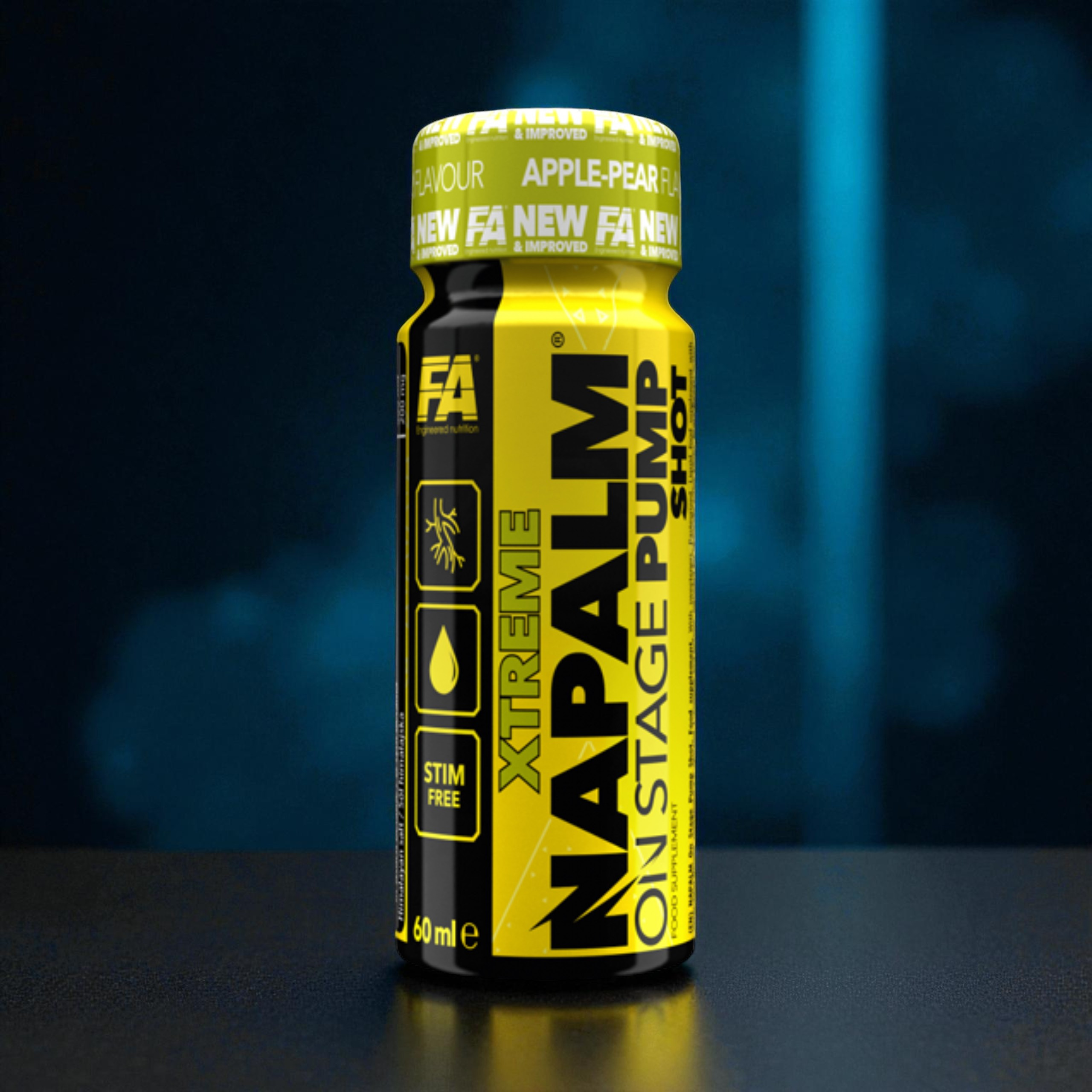 FITNESS AUTHORITY - Napalm Xtreme On Stage Pump Shot - 24x 2x 60ml 
