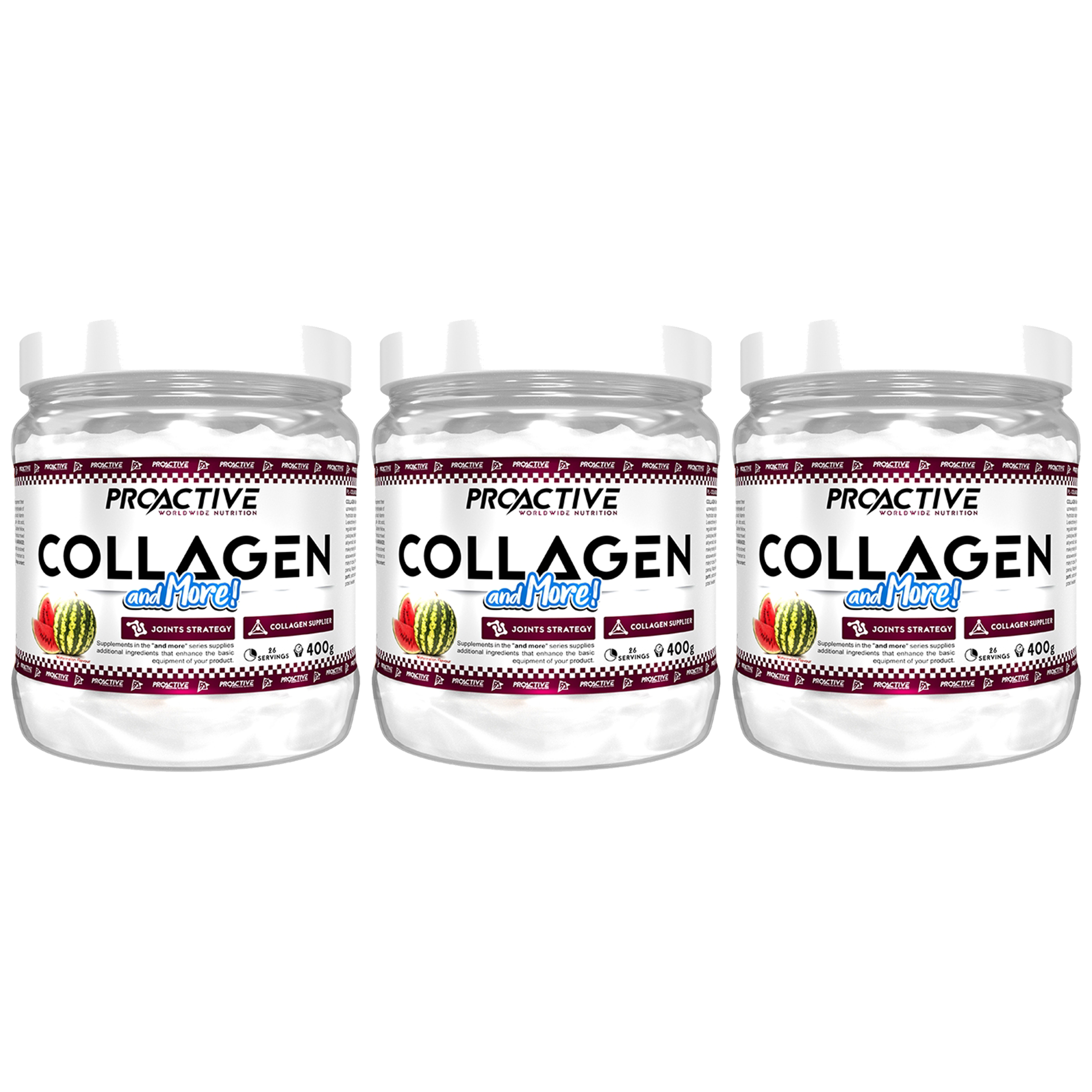PROACTIVE Collagen&More - 3x 400g