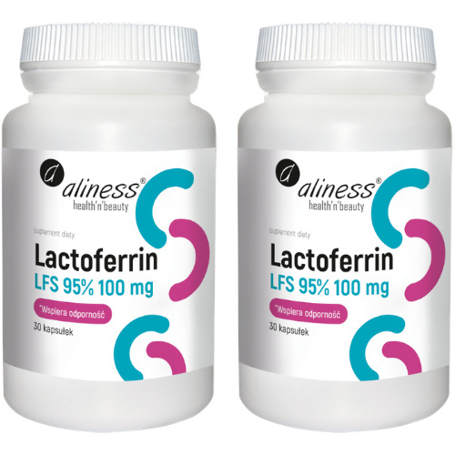 ALINESS - Lactoferrin LFS95% 100mg - 2x 30caps.
