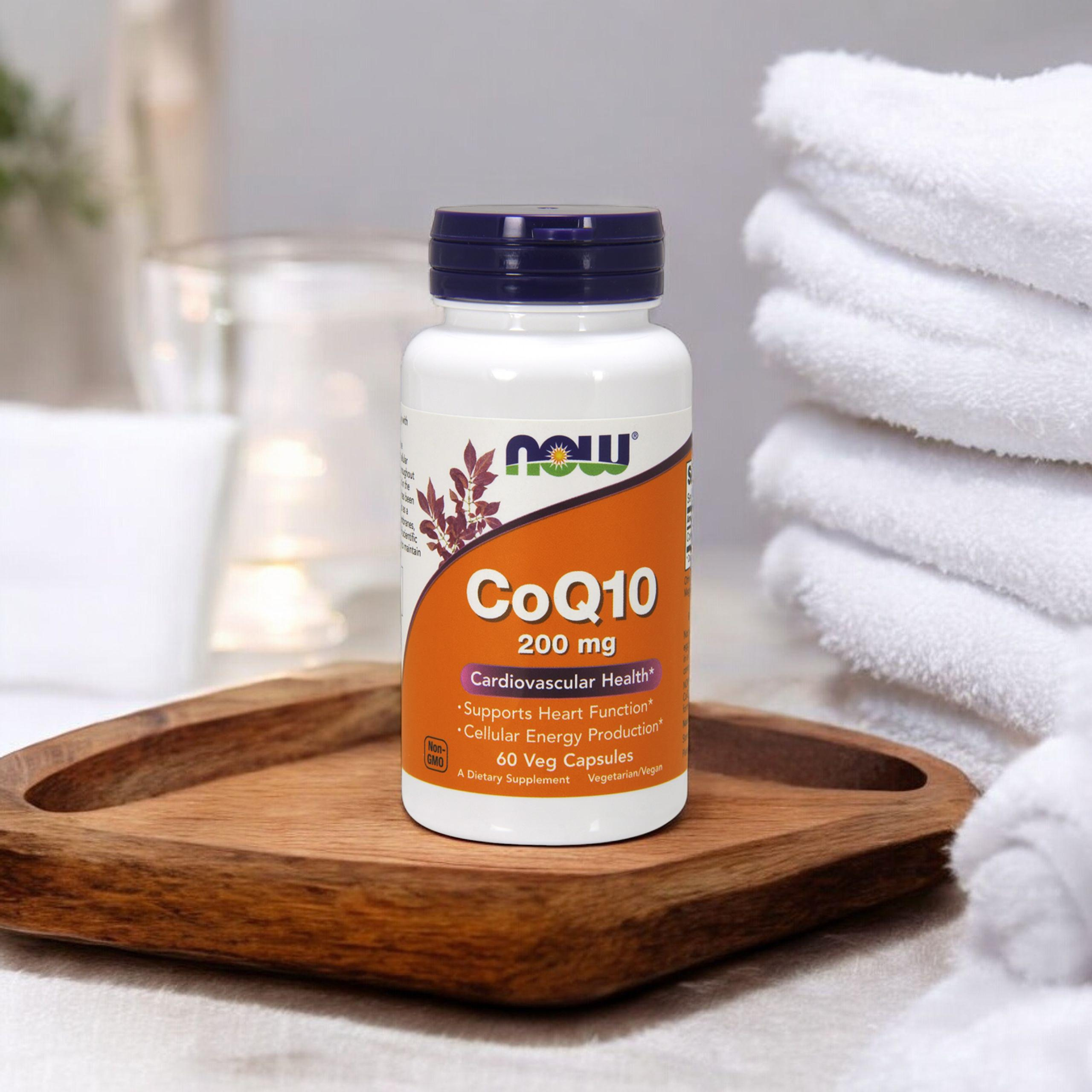 NOW CoQ10 ( Koenzym Q10 ) 200mg - 3x 60vegcaps