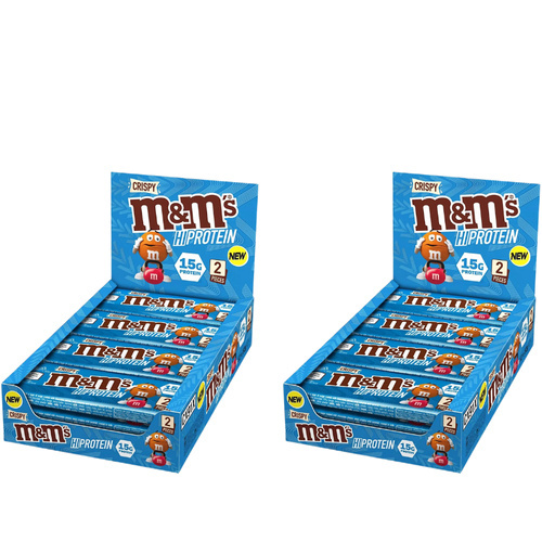 Mars - M&M`s Crispy HiProtein Bar - 12x 2x 52g 