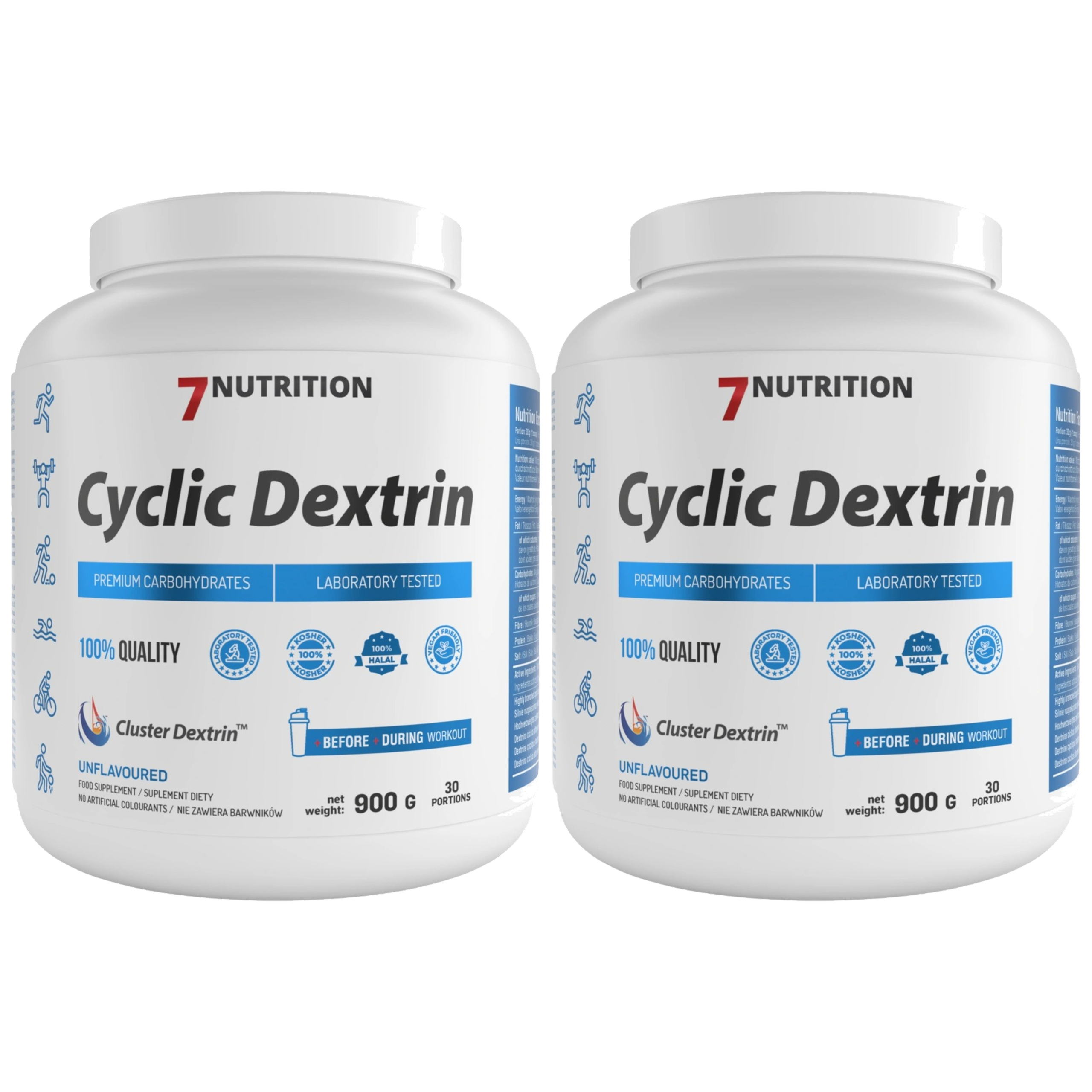 7 NUTRITION - Cyclic Dextrine - 2x 900g - Unflavored