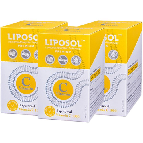 ALINESS Liposol Liposomal Vitamin C 1000 - 3x 40 saszetek