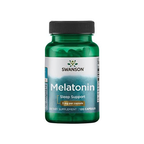 SWANSON - Melatonin 3mg - 120caps. - WYPRZEDAŻ - 30-11