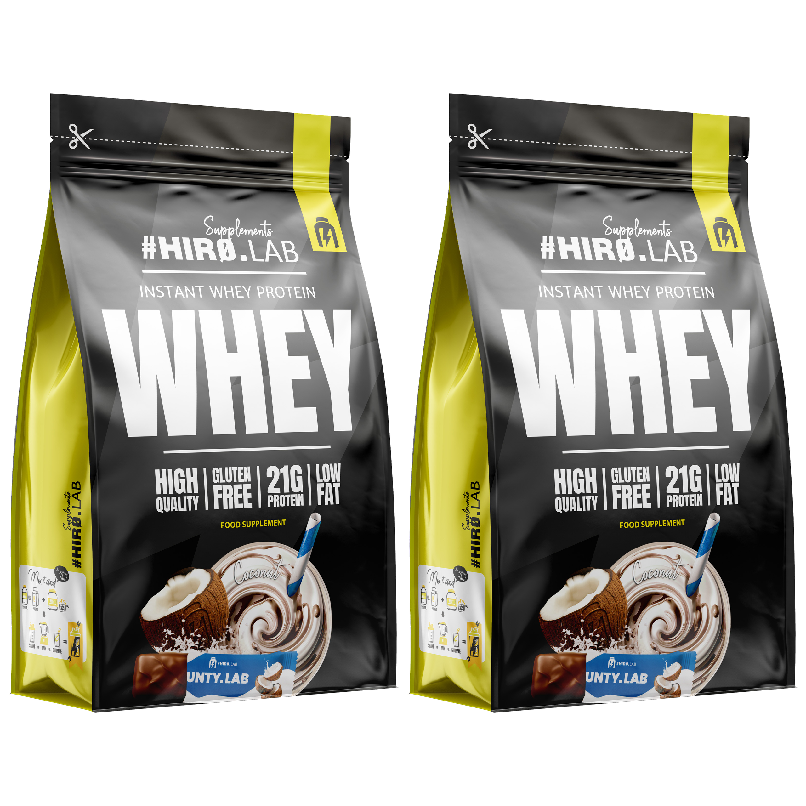 HIRO.LAB - Instant Whey Protein - 2x 750g