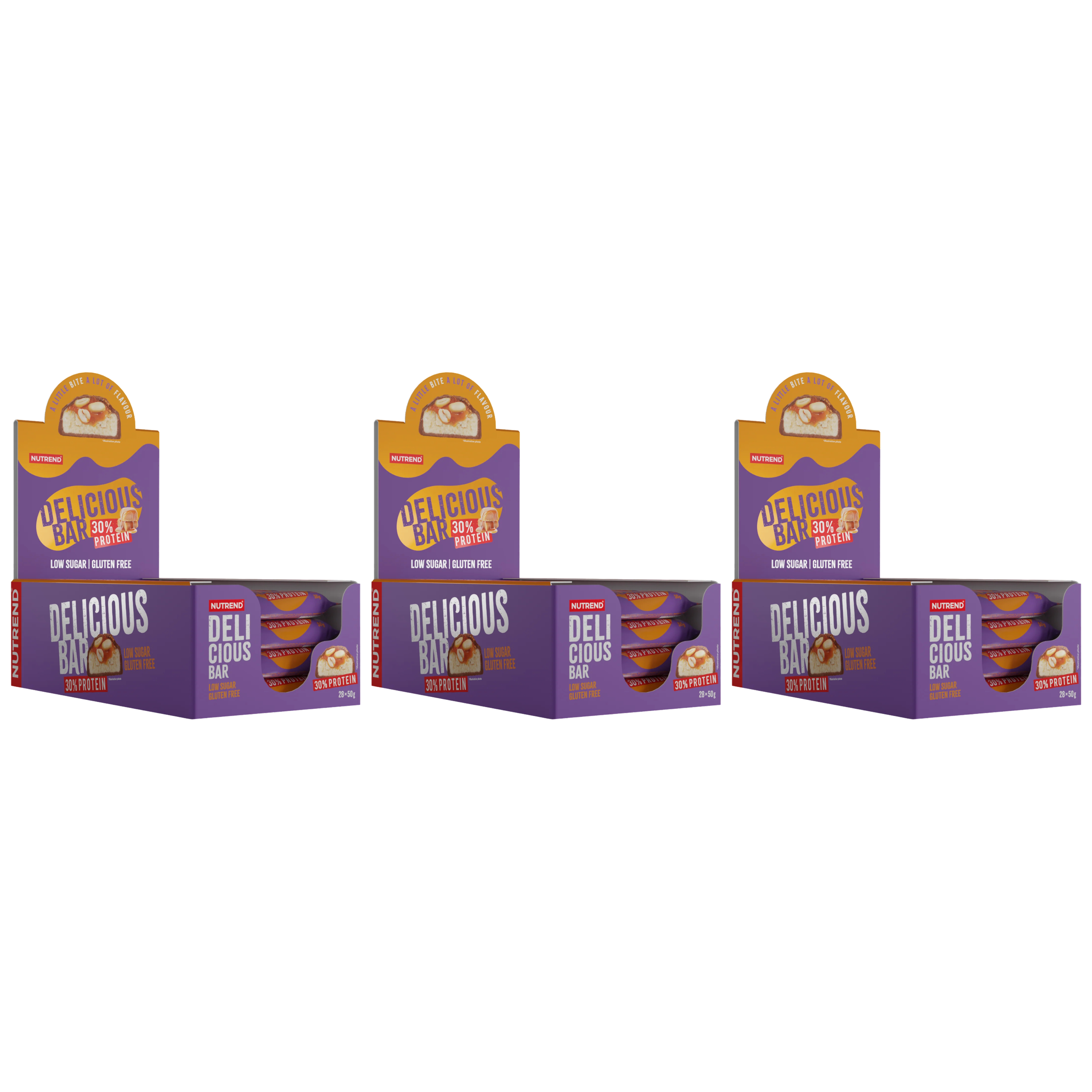 NUTREND - Delicious Bar Protein 30% - 28x 3x 50g