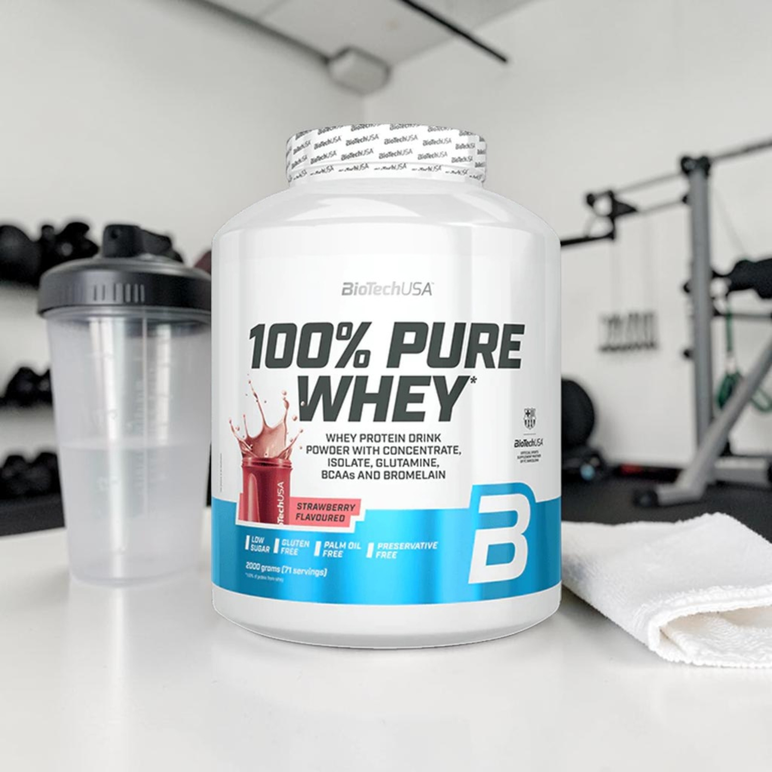 BIOTECH - 100% Pure Whey - 2x 2000g - Strawberry