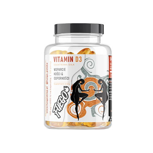 FUEGO - Vitamin D3 - 120 softgels - WYPRZEDAŻ - 30-11