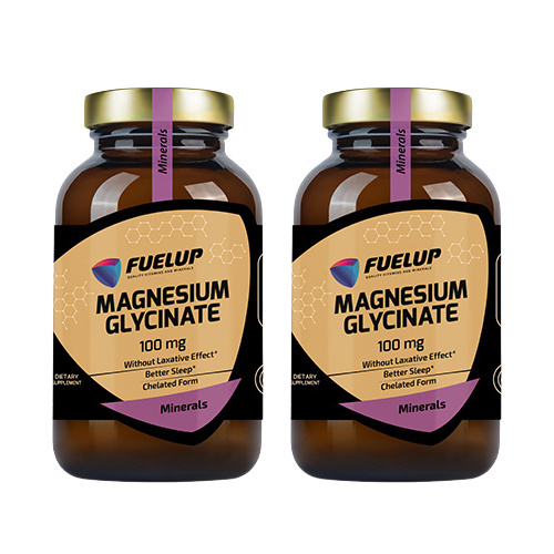 FUELUP - Magnesium Glycinate 100mg - 2x 120vcaps.
