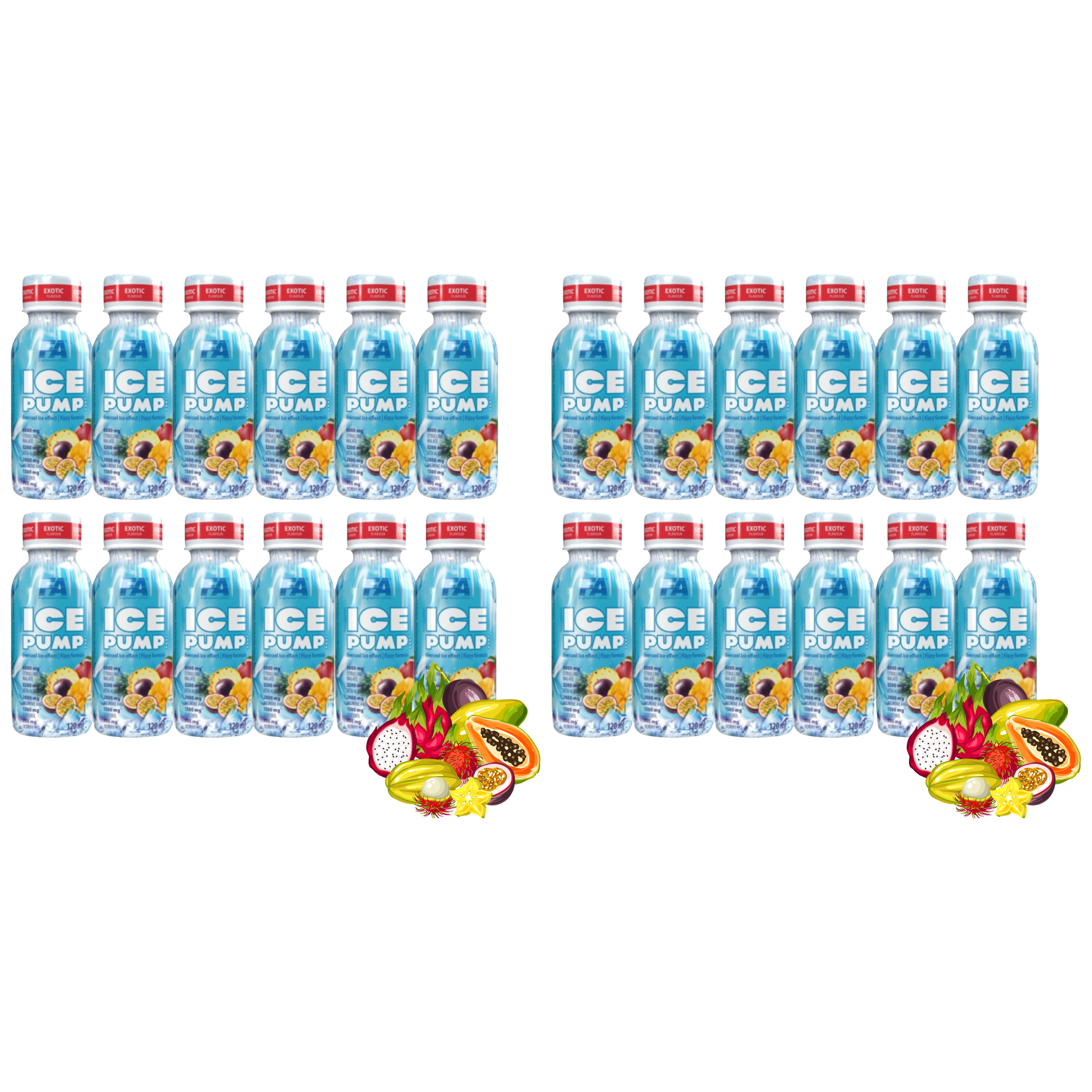 FITNESS AUTHORITY Ice Pump Shot - 12x 2x 120ml