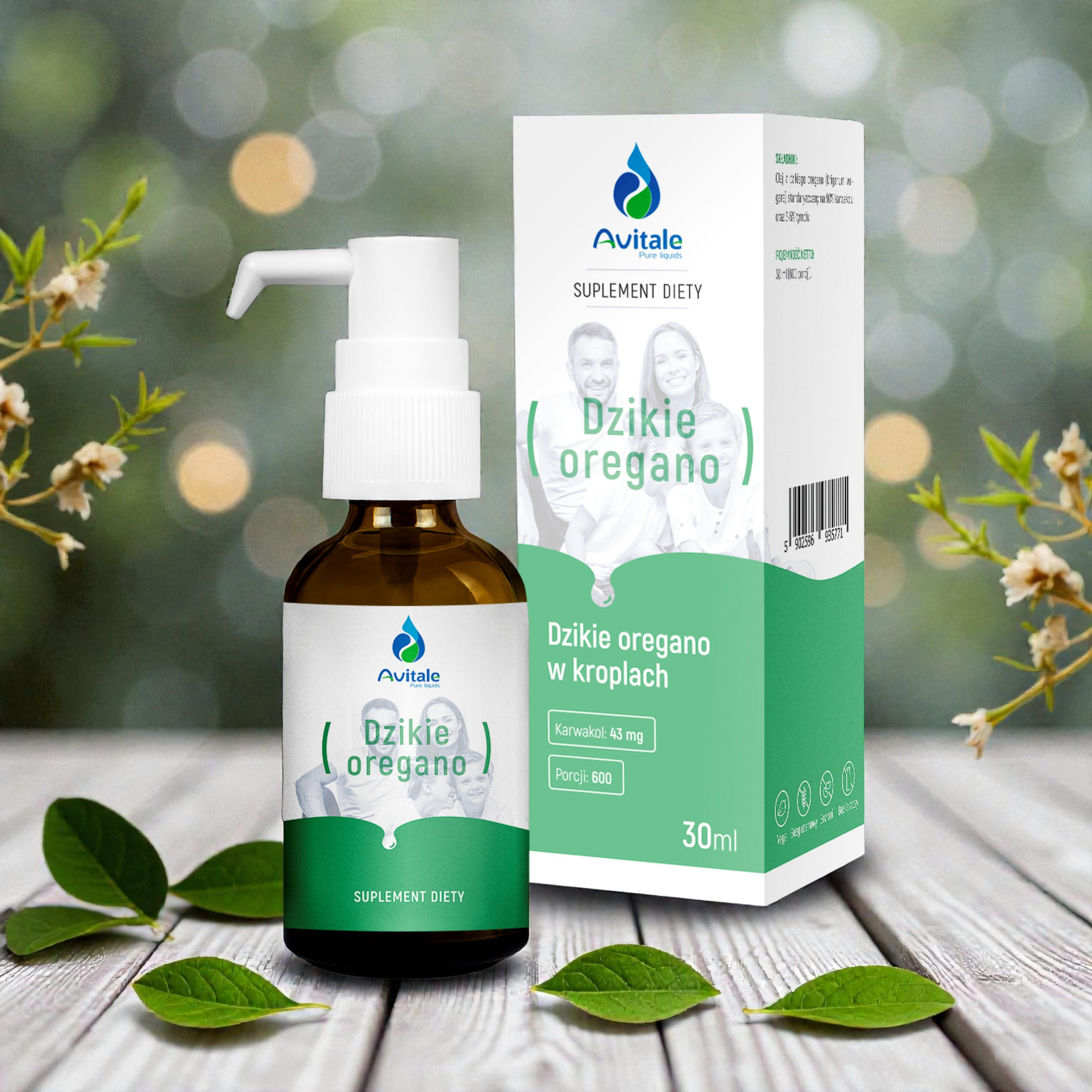 ALINESS - Avitale Dzikie Oregano 90% - 3x 30ml - NIE ODKRYWAĆ!