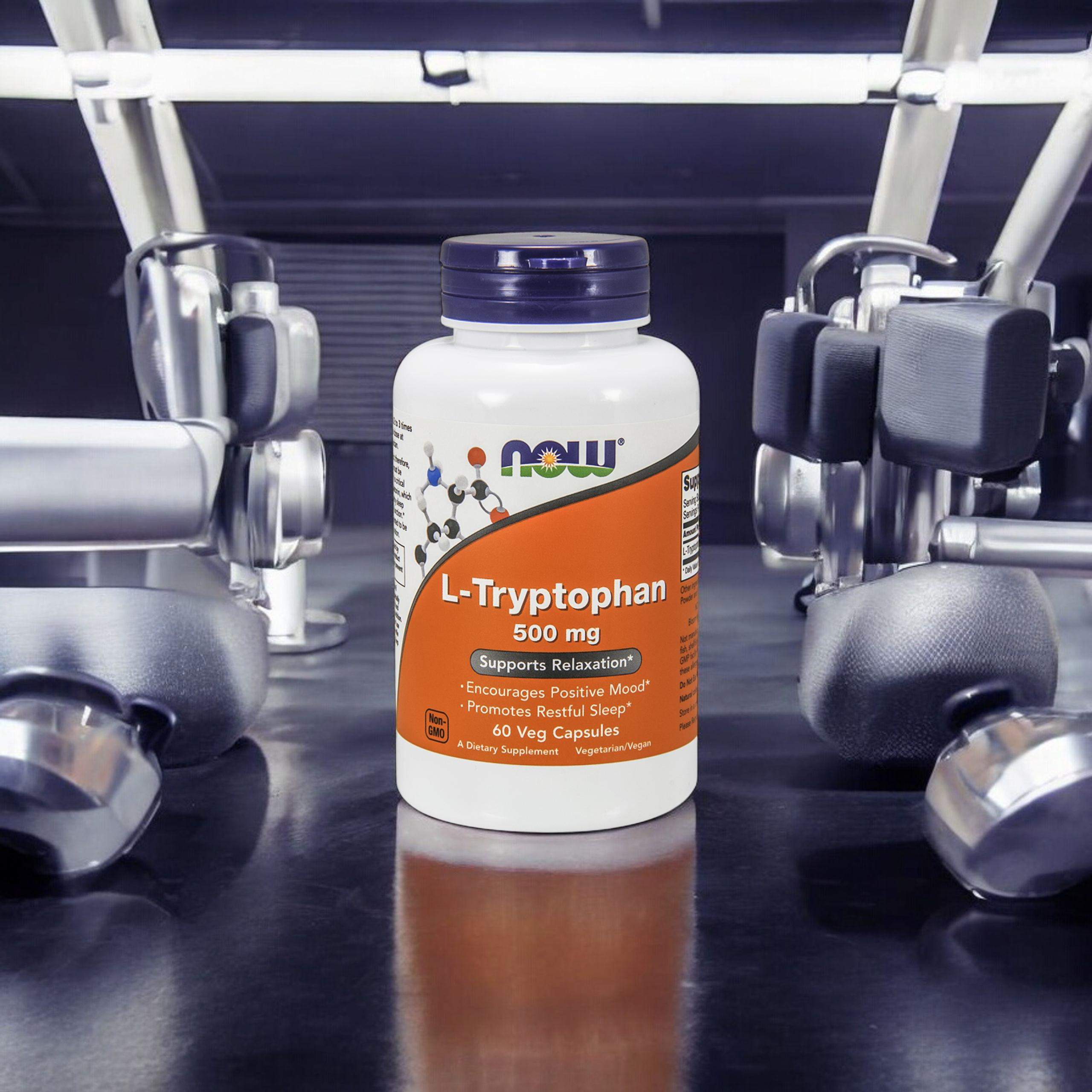 NOW L-Tryptophan 500mg - 2x 60vegcaps