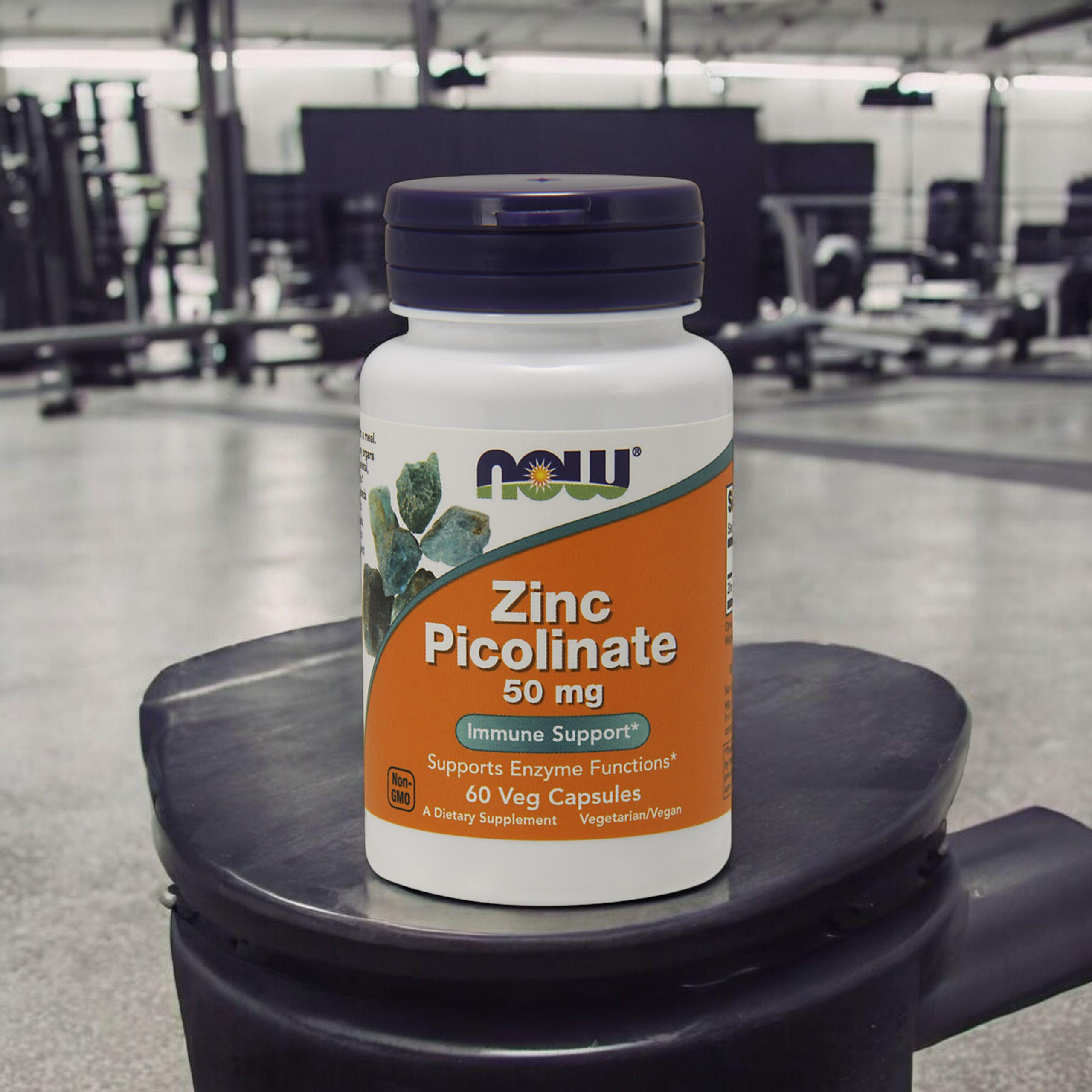 NOW Zinc Picolinate 50mg - 60vegcaps.