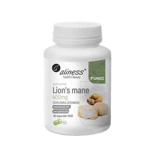 ALINESS - Lion's Mane 400mg - 90vcaps.