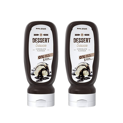 BODY ATTACK Dessert Sauce Chocolate Flavour - 2x 320ml