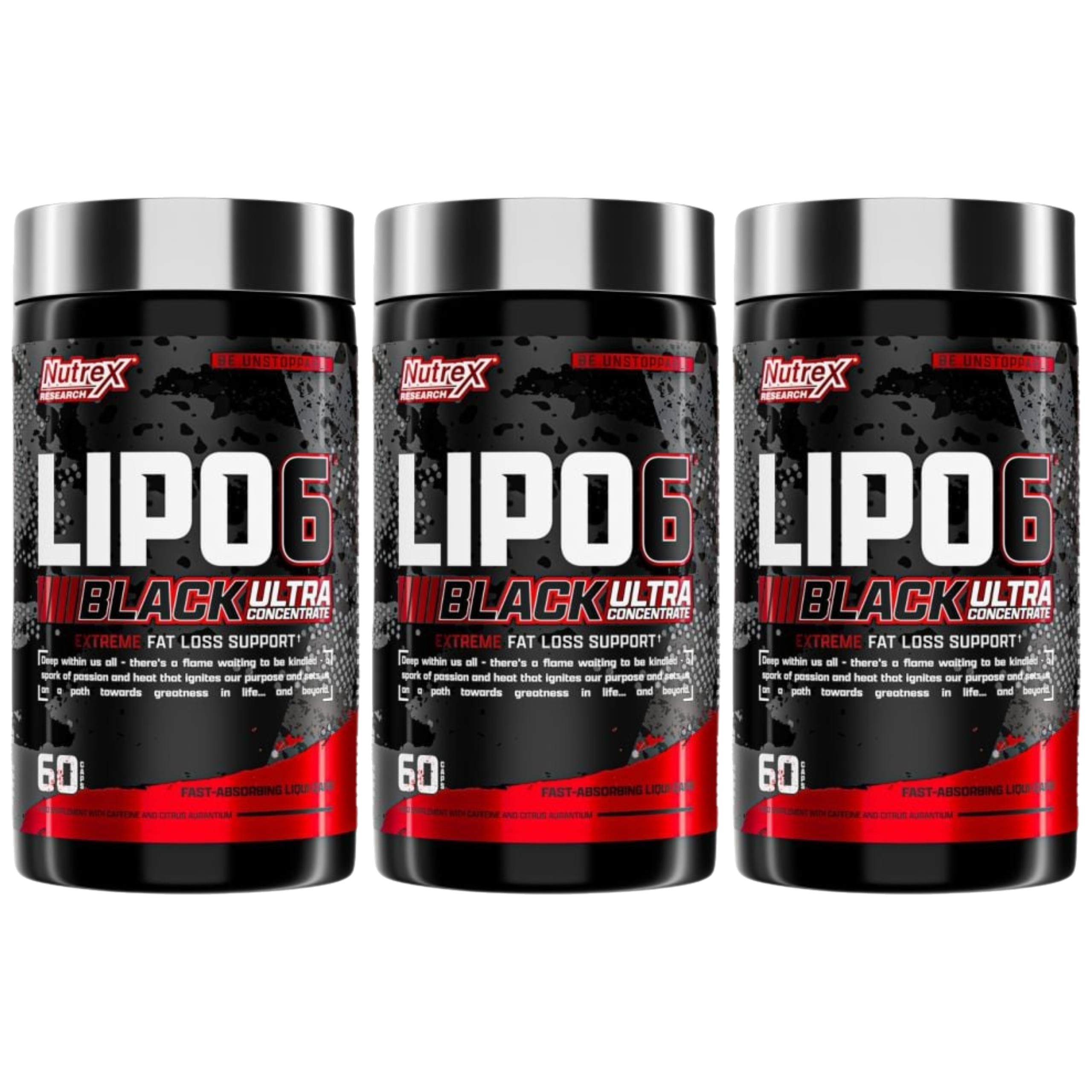 NUTREX Lipo 6 Black Ultra Concentrate - 3x 60caps