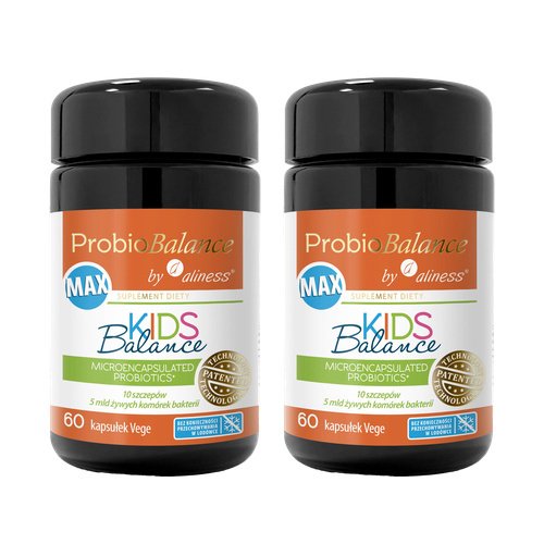 ALINESS - ProbioBALANCE Max Kids Balance 5 mld - 60vege caps. x2