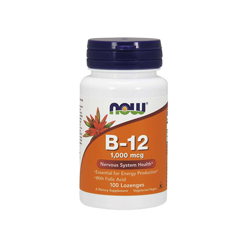 NOW Vitamin B-12 1000mcg - 2x 100lozenges