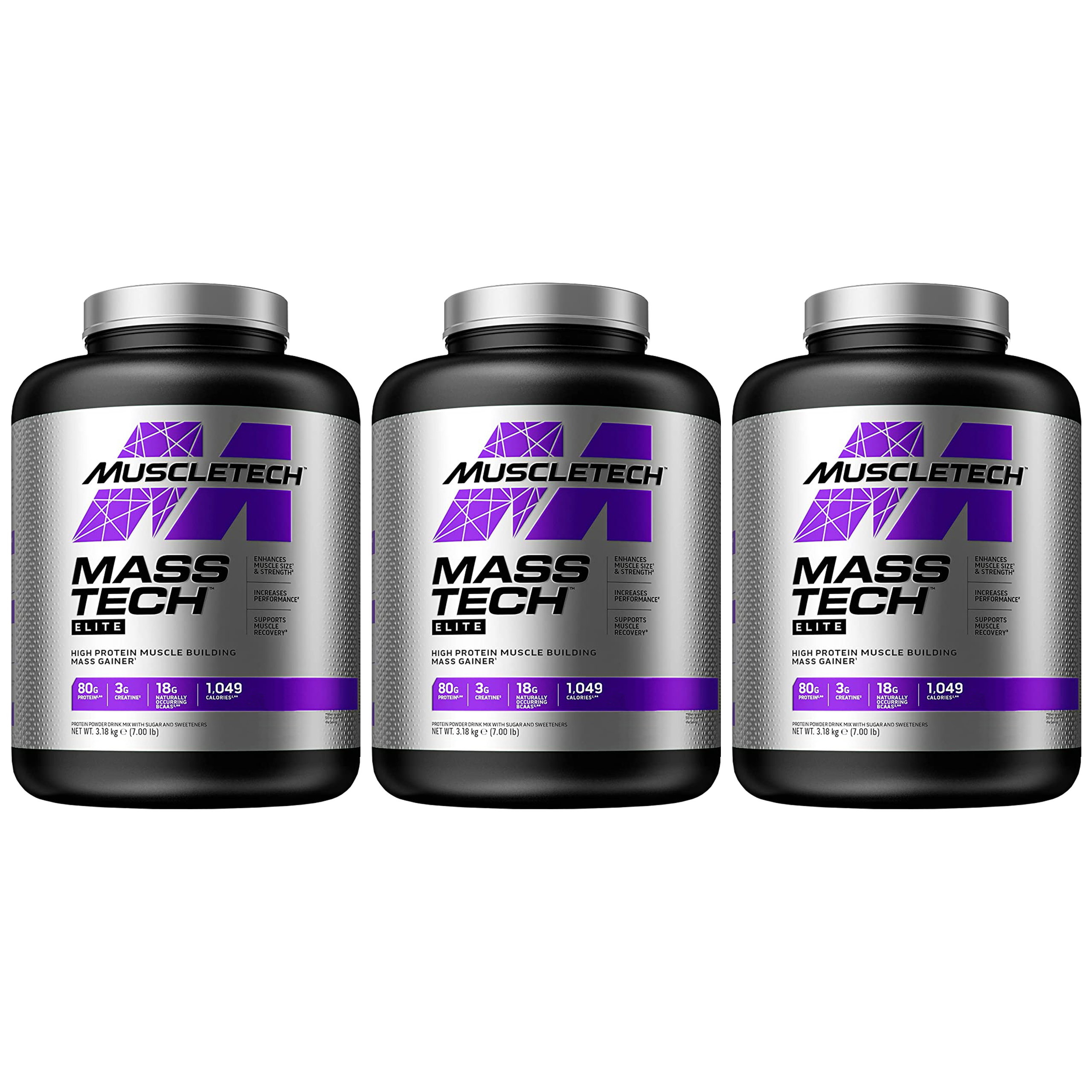 MUSCLE TECH Mass Tech Elite - 3x 3180g