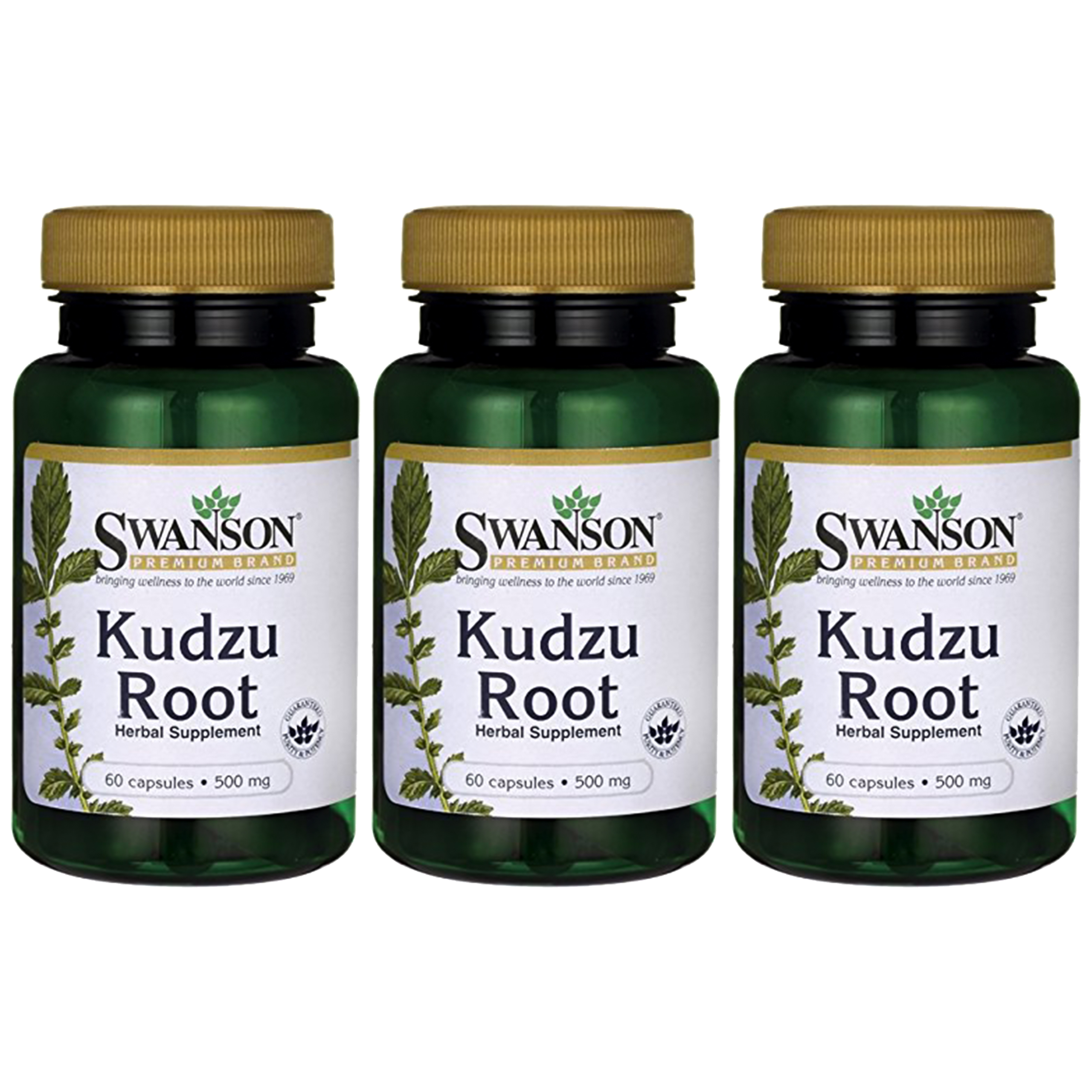 SWANSON Kudzu Root 500mg - 3x 60caps