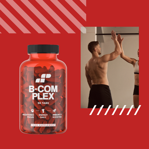 2x MP NUTRITION Vitamin B-Complex - 90tabs - Kompleks Witamin B