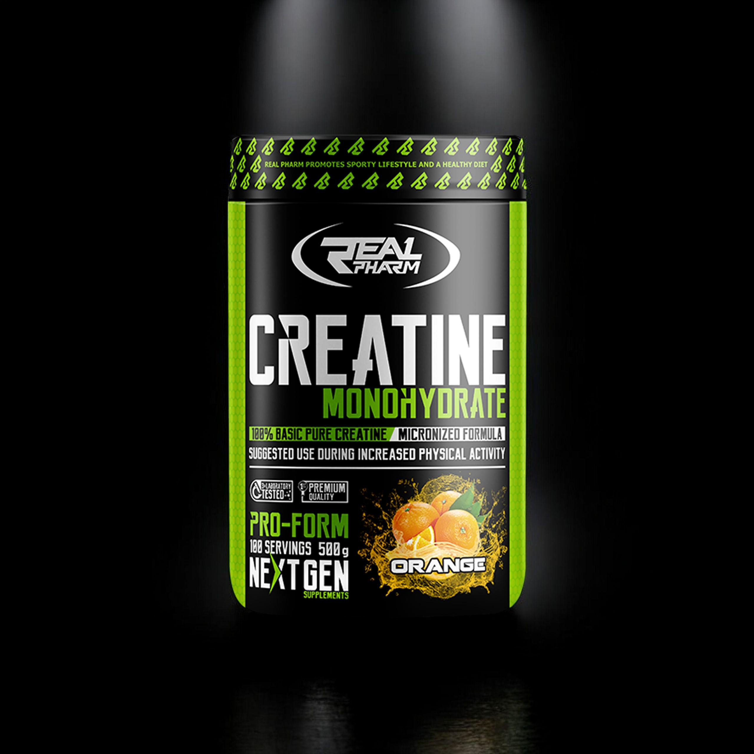 REAL PHARM Creatine Monohydrate - 3x 500g
