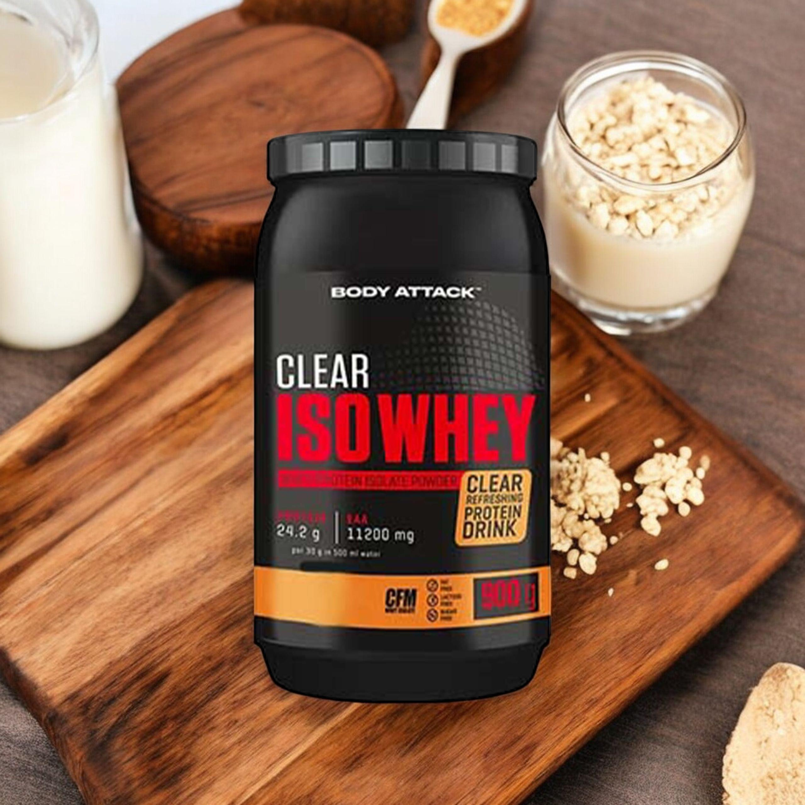 BODY ATTACK Clear Iso Whey - 2x 900g