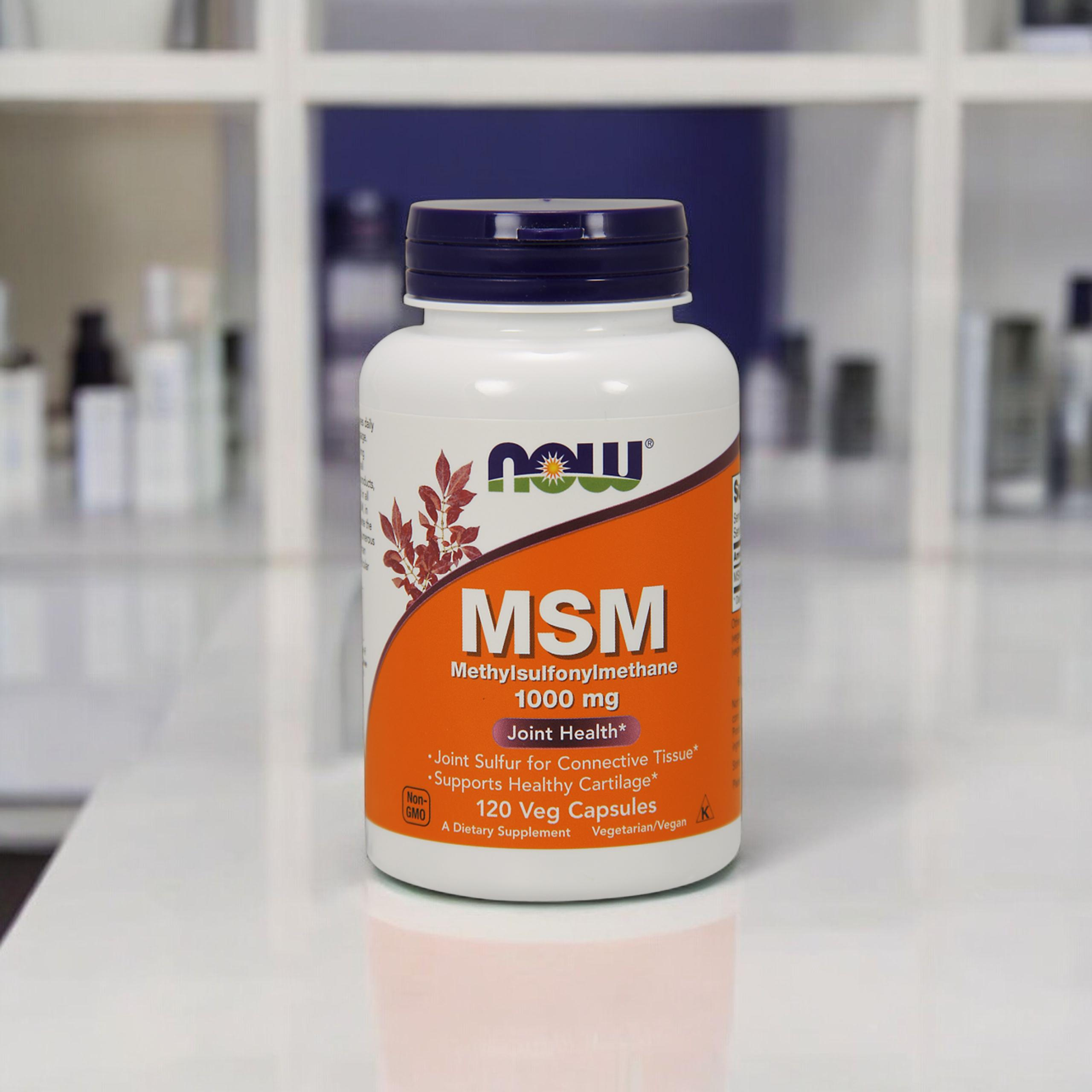 NOW MSM 1000mg - 3x 120vcaps