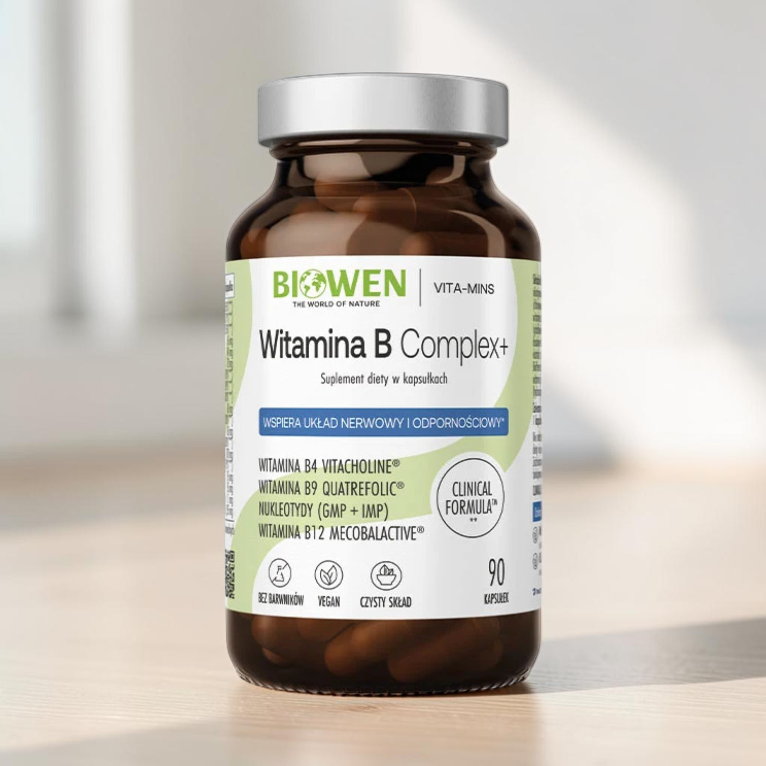 BIOWEN - Witamina B Complex+ - 2x 90 caps