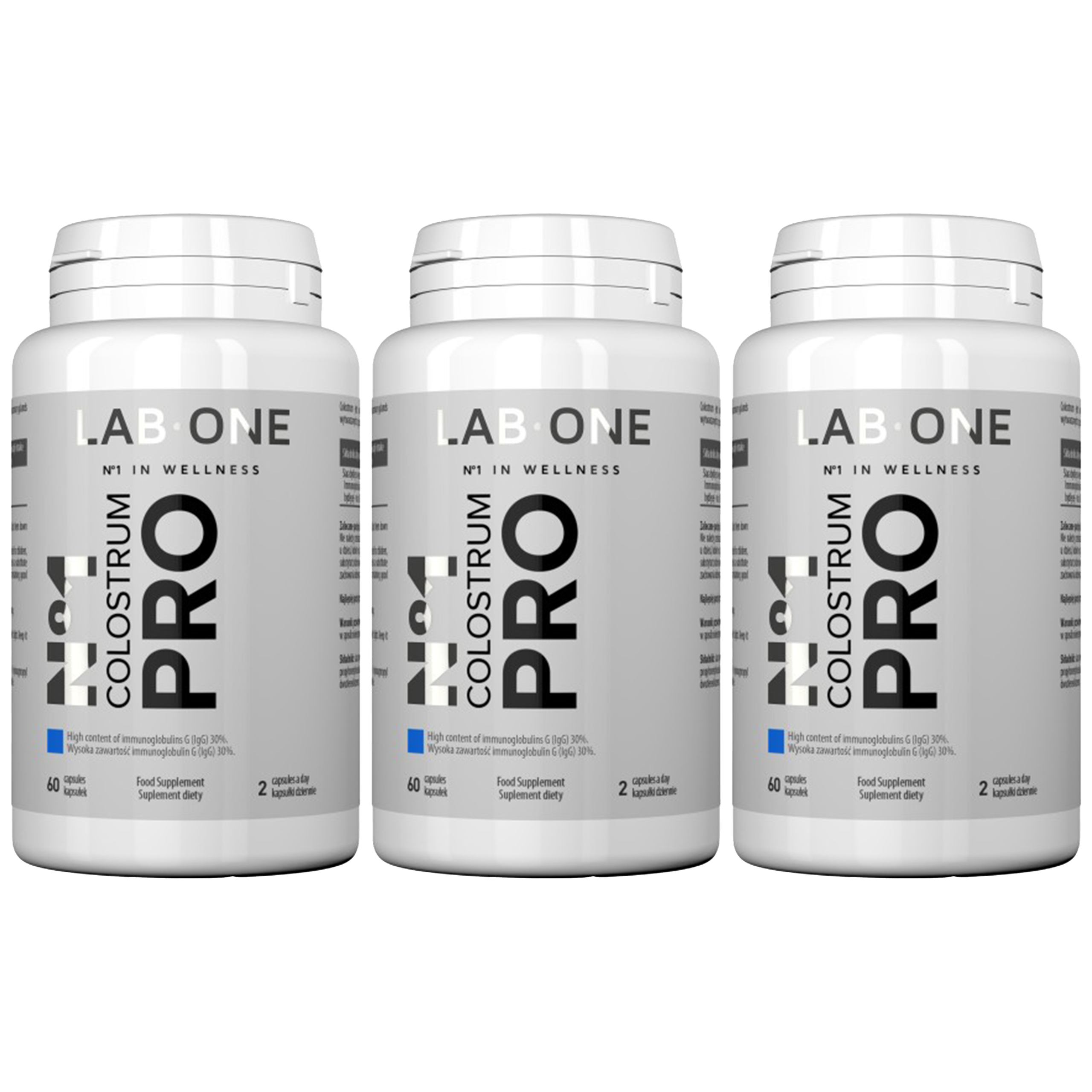 LAB ONE Colostrum Pro - 3x 60caps