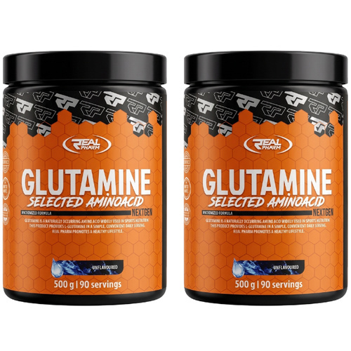 REAL PHARM Glutamine - 2x 500g - Glutamina