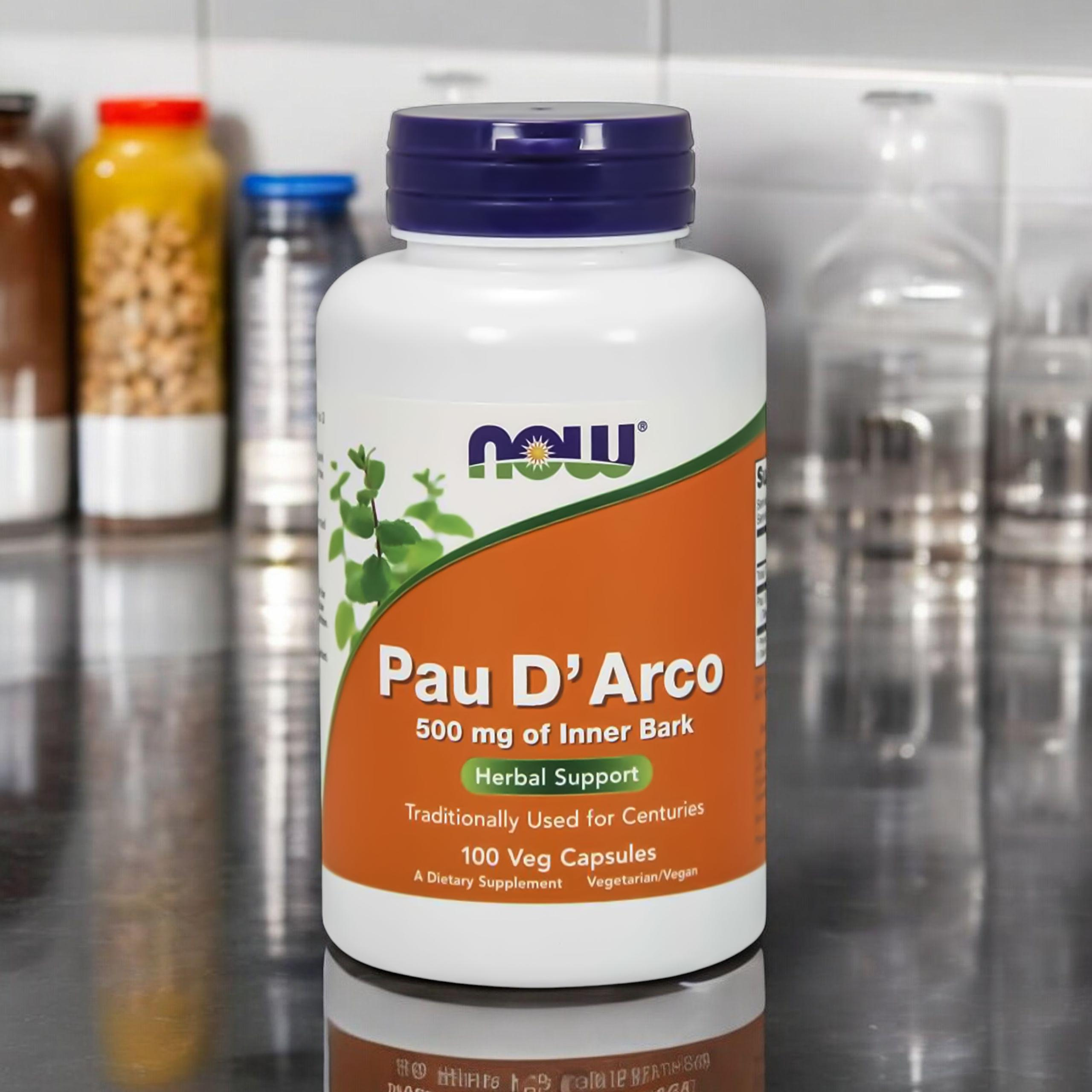 NOW Pau D'Arco 500mg - 2x 100vcaps