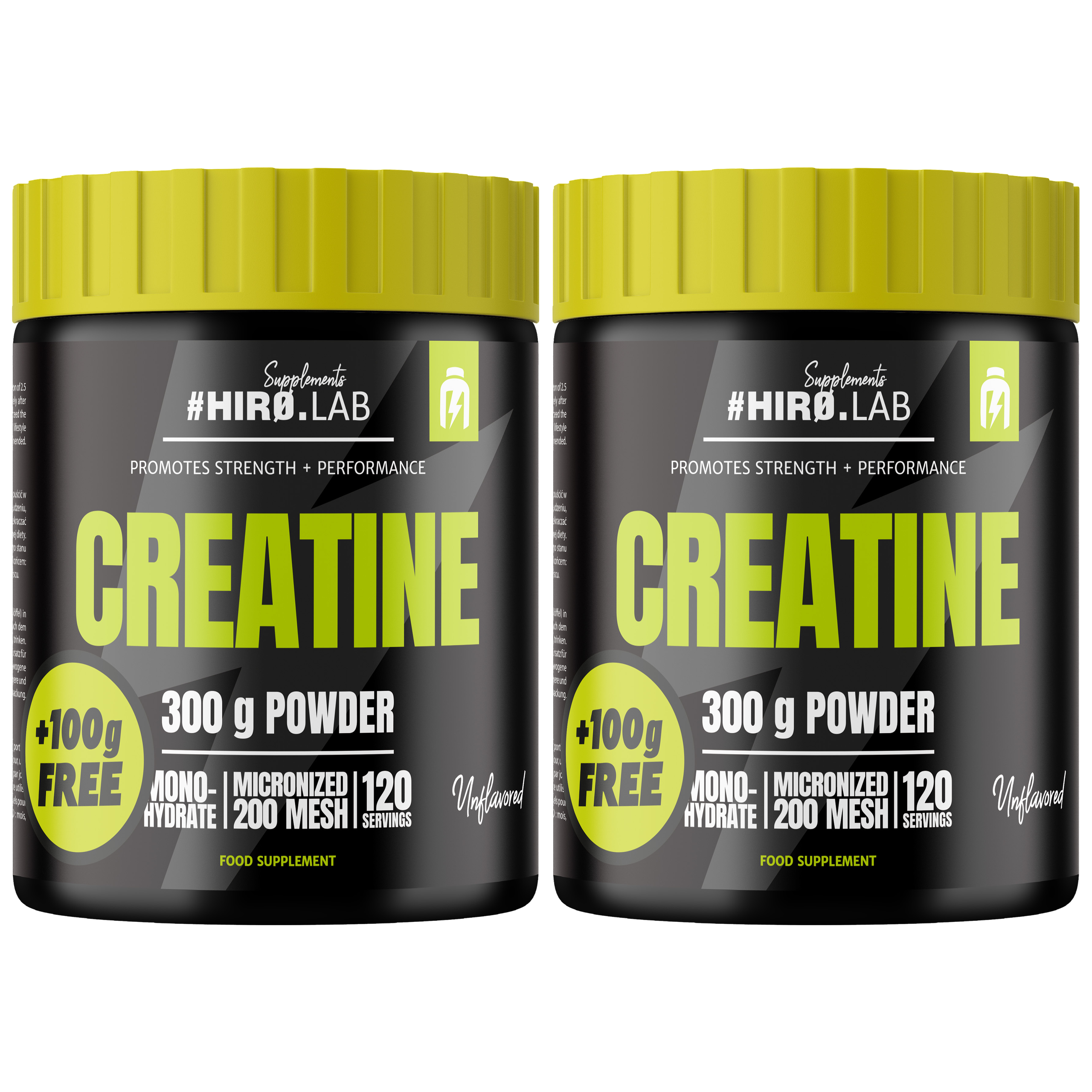 HIRO.LAB Creatine - 2x 300g + 100g FREE