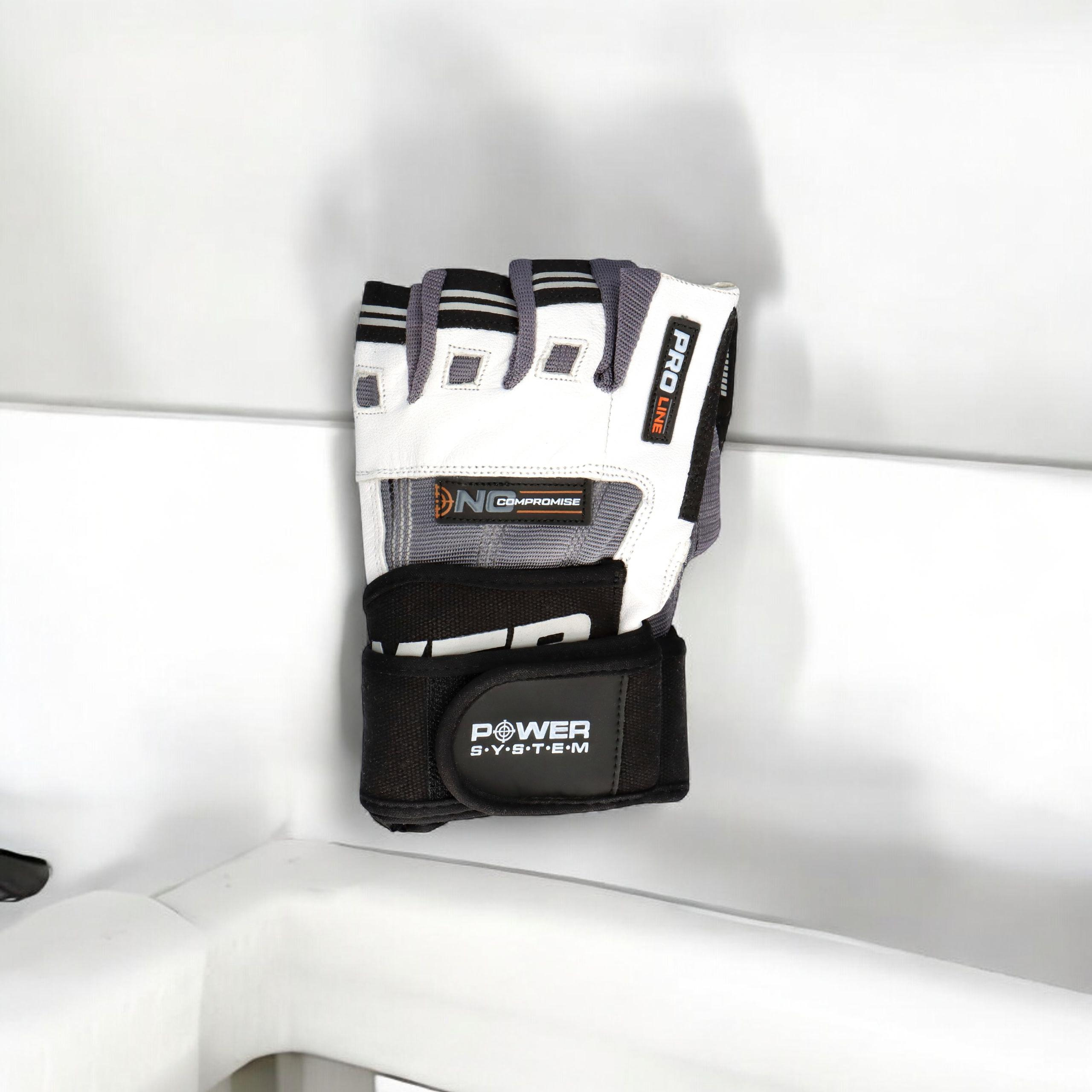POWER SYSTEM Rękawice - No Compromise - White/Gray