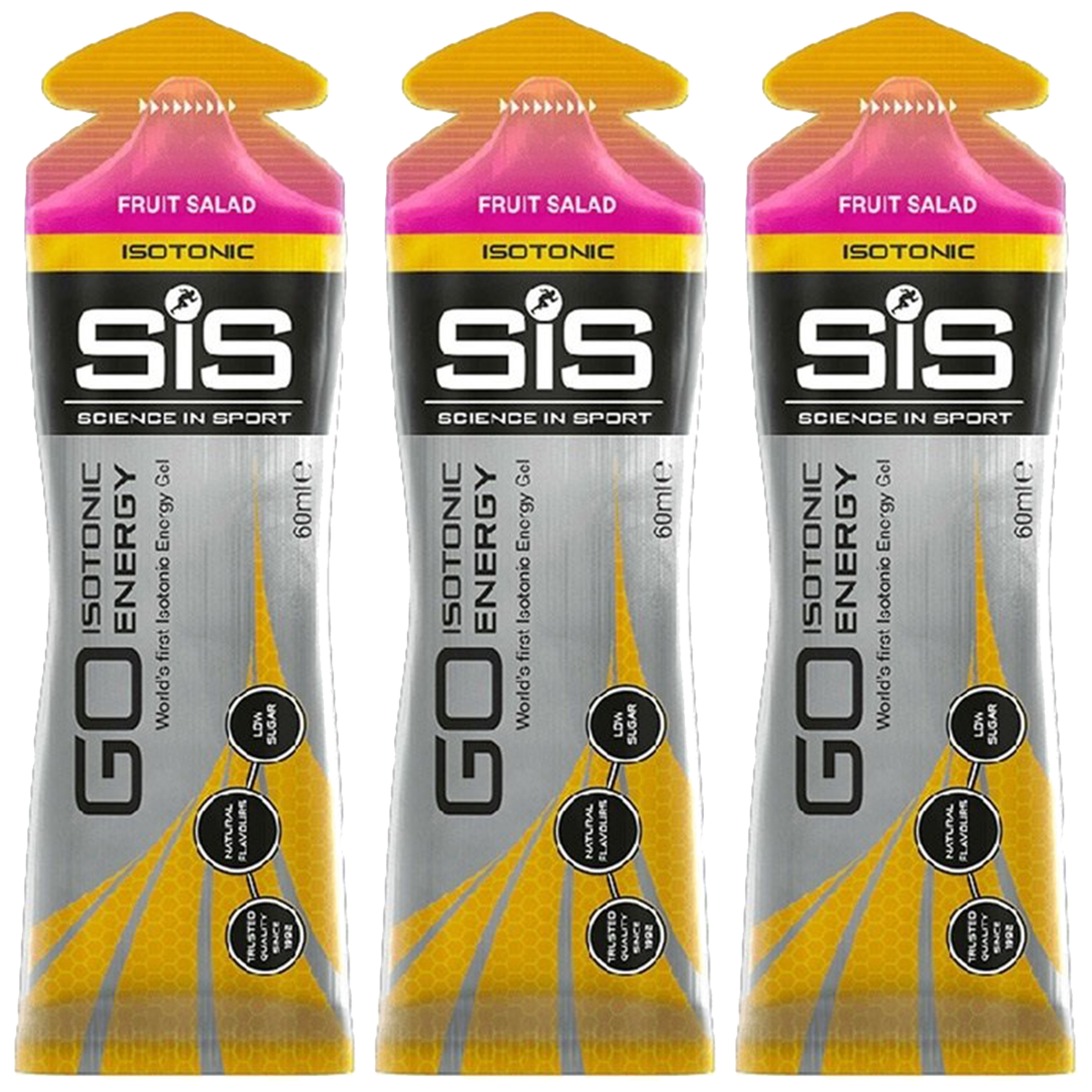 SiS GO Isotonic Gel - 3x 60ml