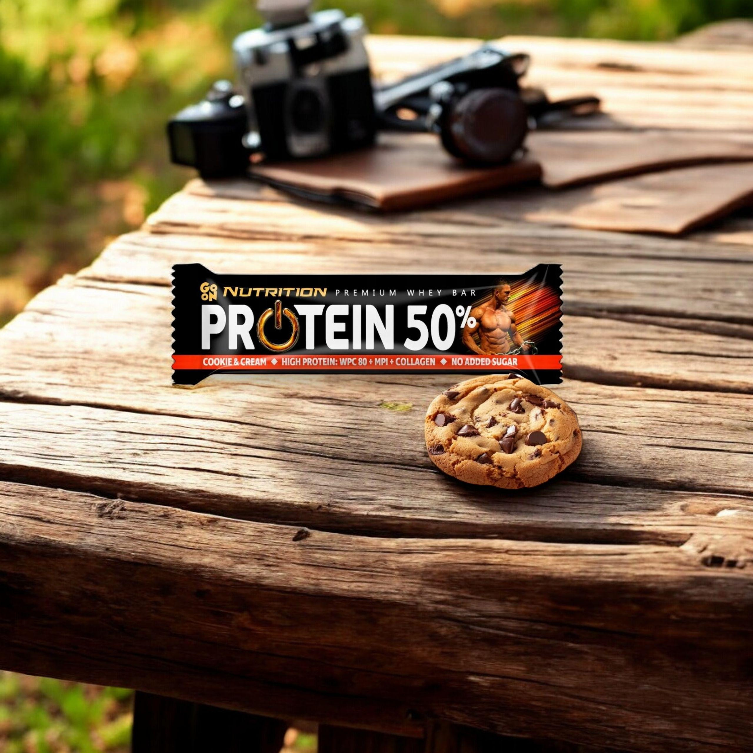 SANTE - Go On Protein 50% - 24x 40g - Cookie & Cream - WYPRZEDAŻ - 3-08