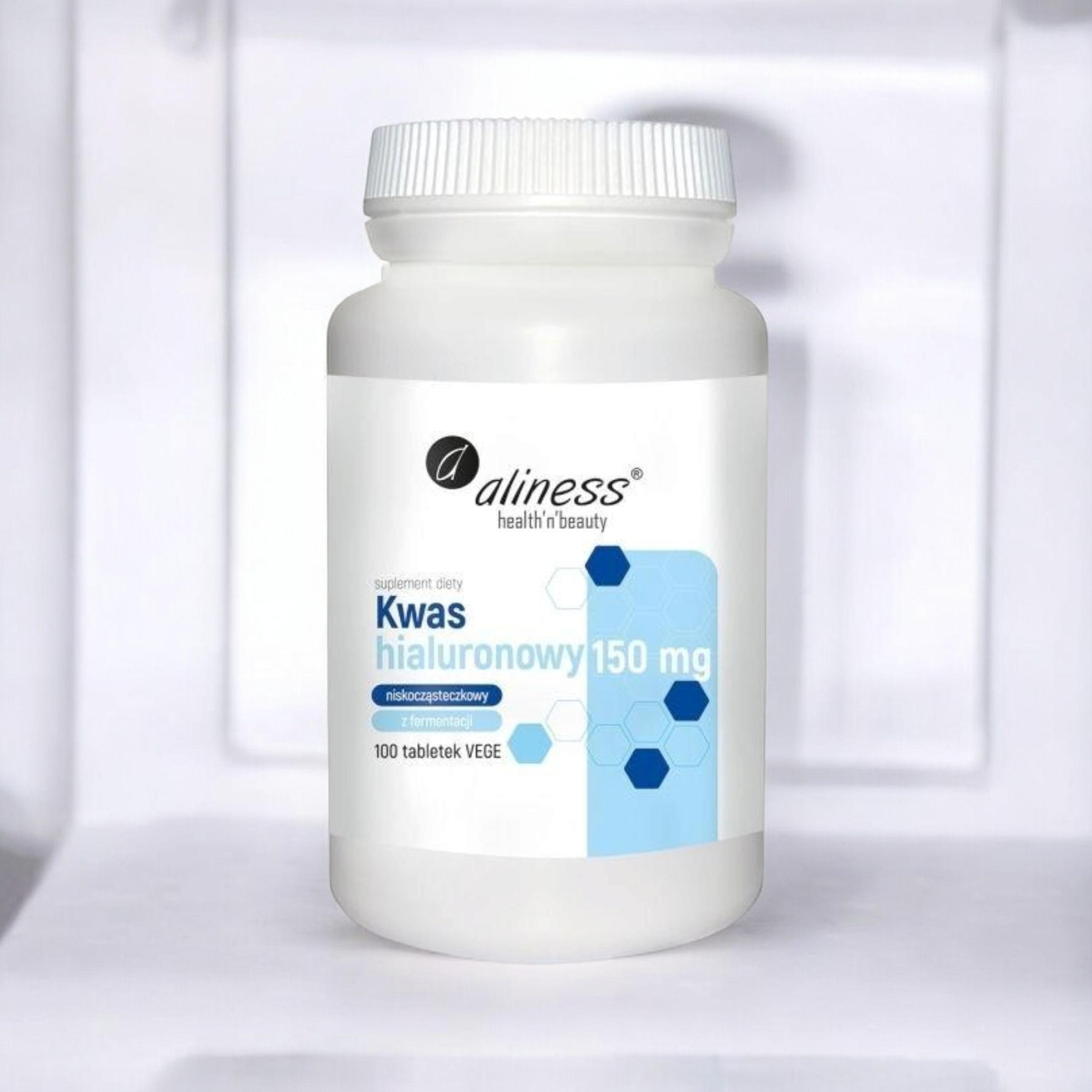 ALINESS - Kwas Hialuronowy 150mg - 100vtabs.